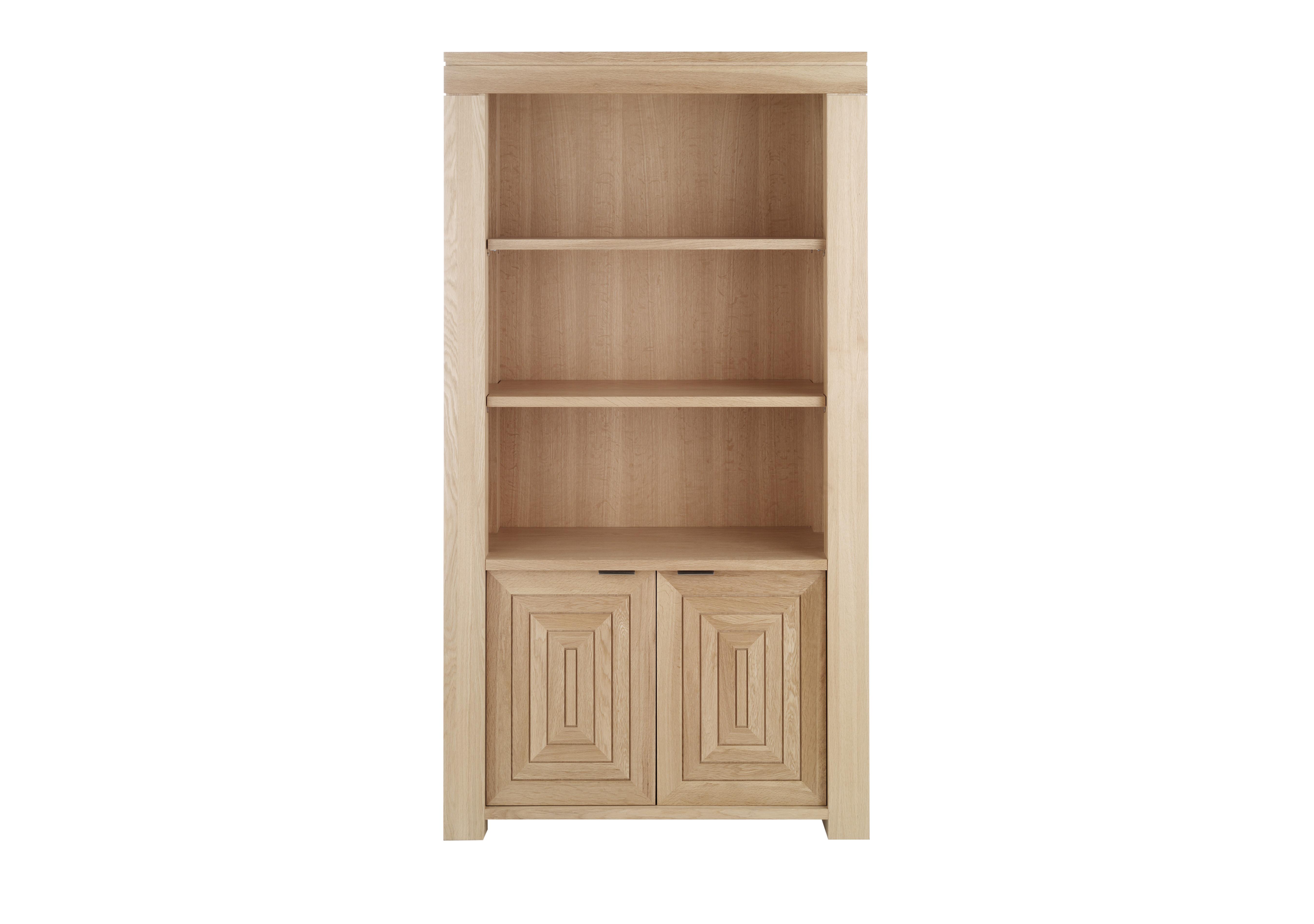 Maze Tall Oak Bookcase Willis and Gambier Furniture Village