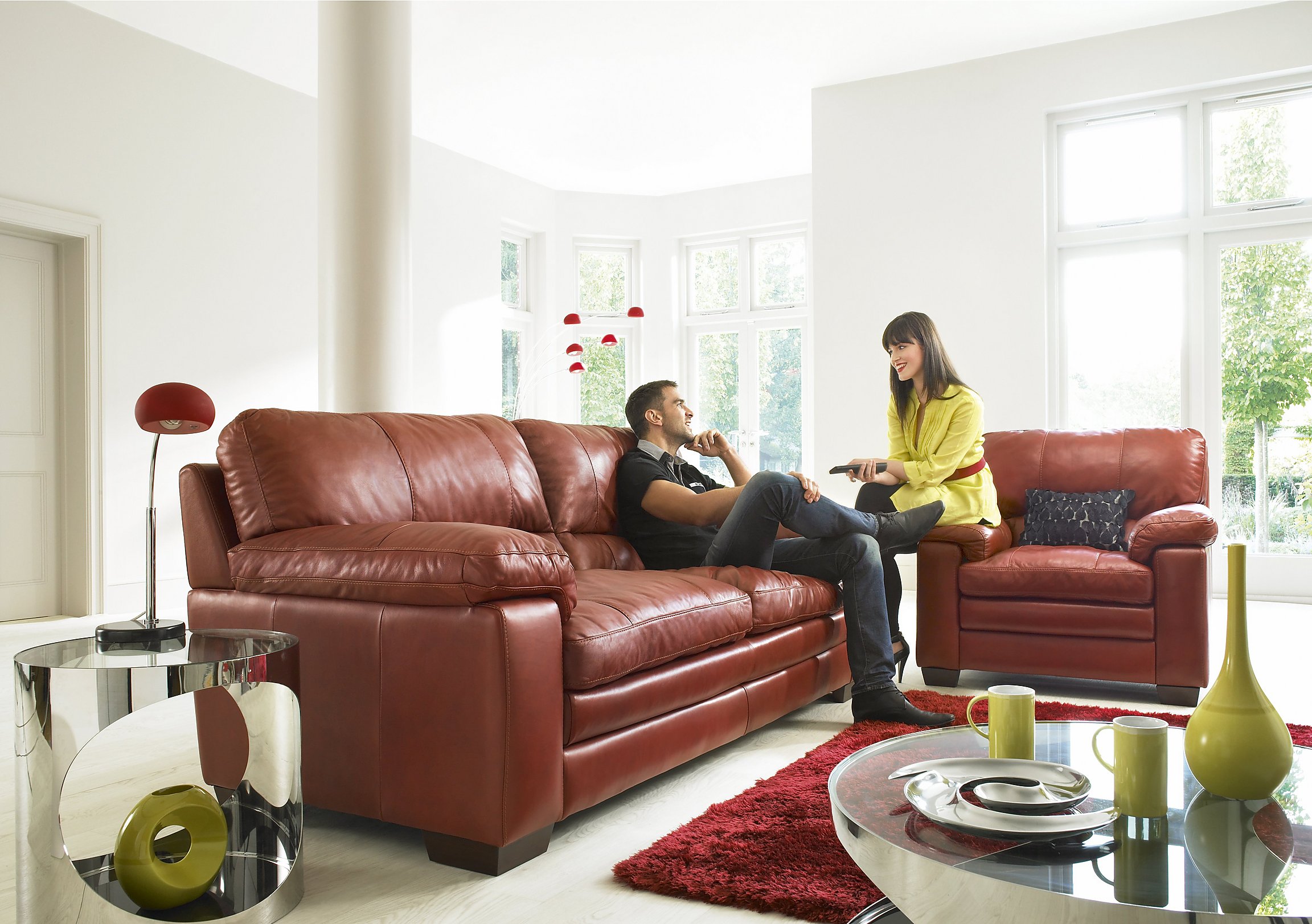 Carolina 3 Seater Leather Sofa World of Leather Furniture Village