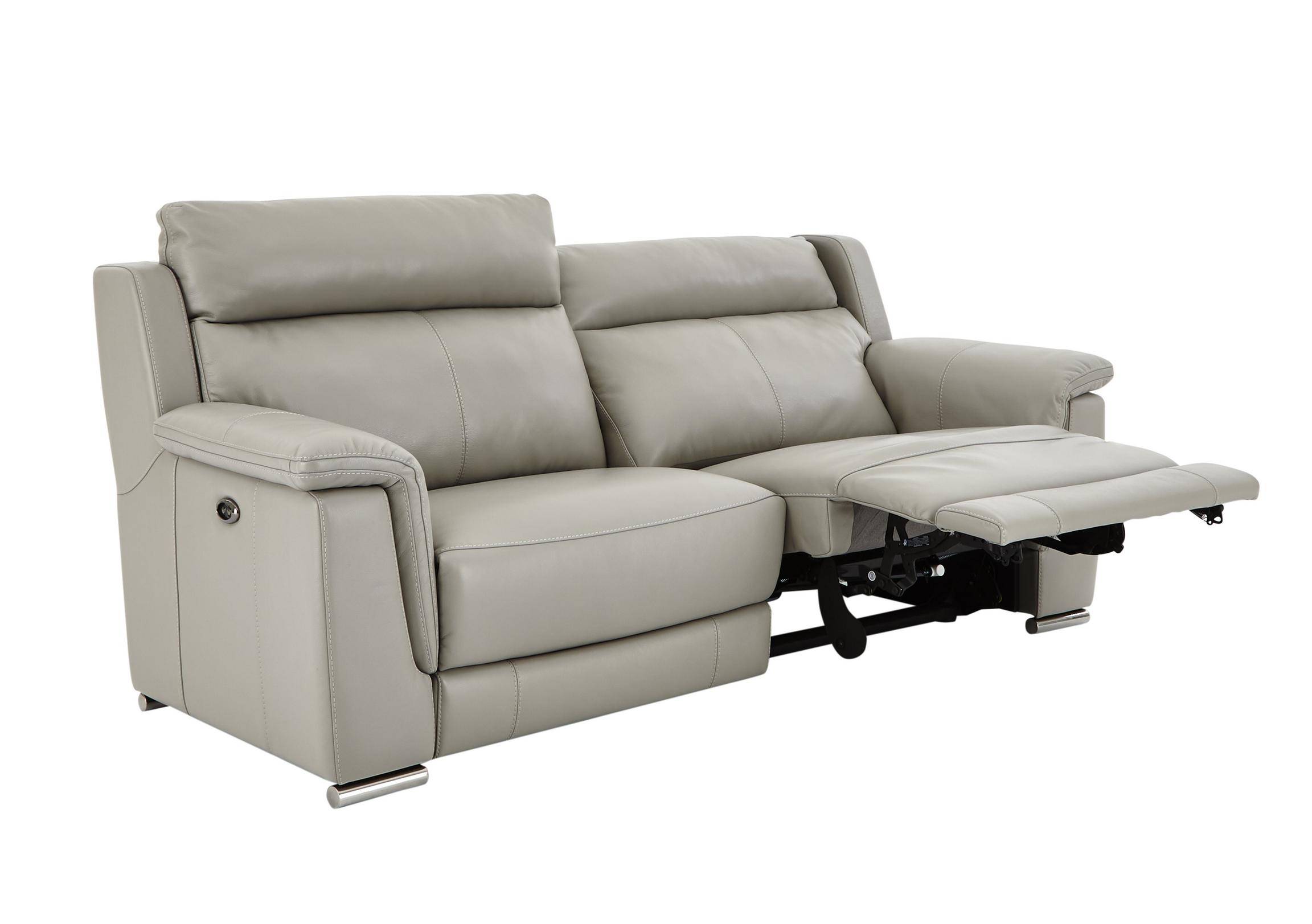 Glider 3 Seater Leather Recliner Sofa Furniture Village