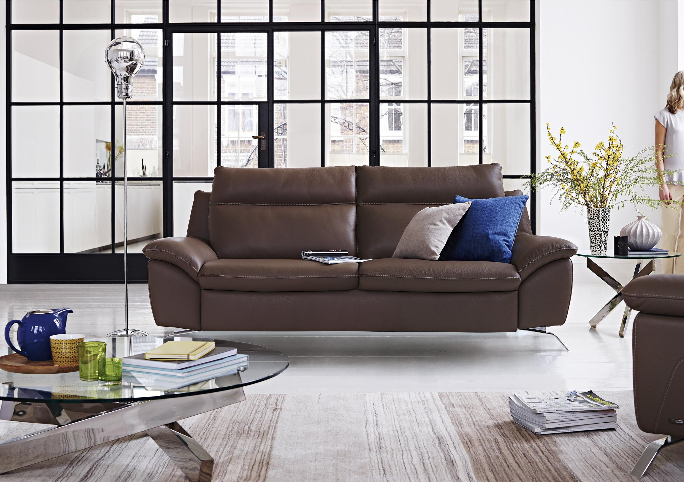 Napoli 2 Seater Leather Recliner Sofa Natuzzi Editions