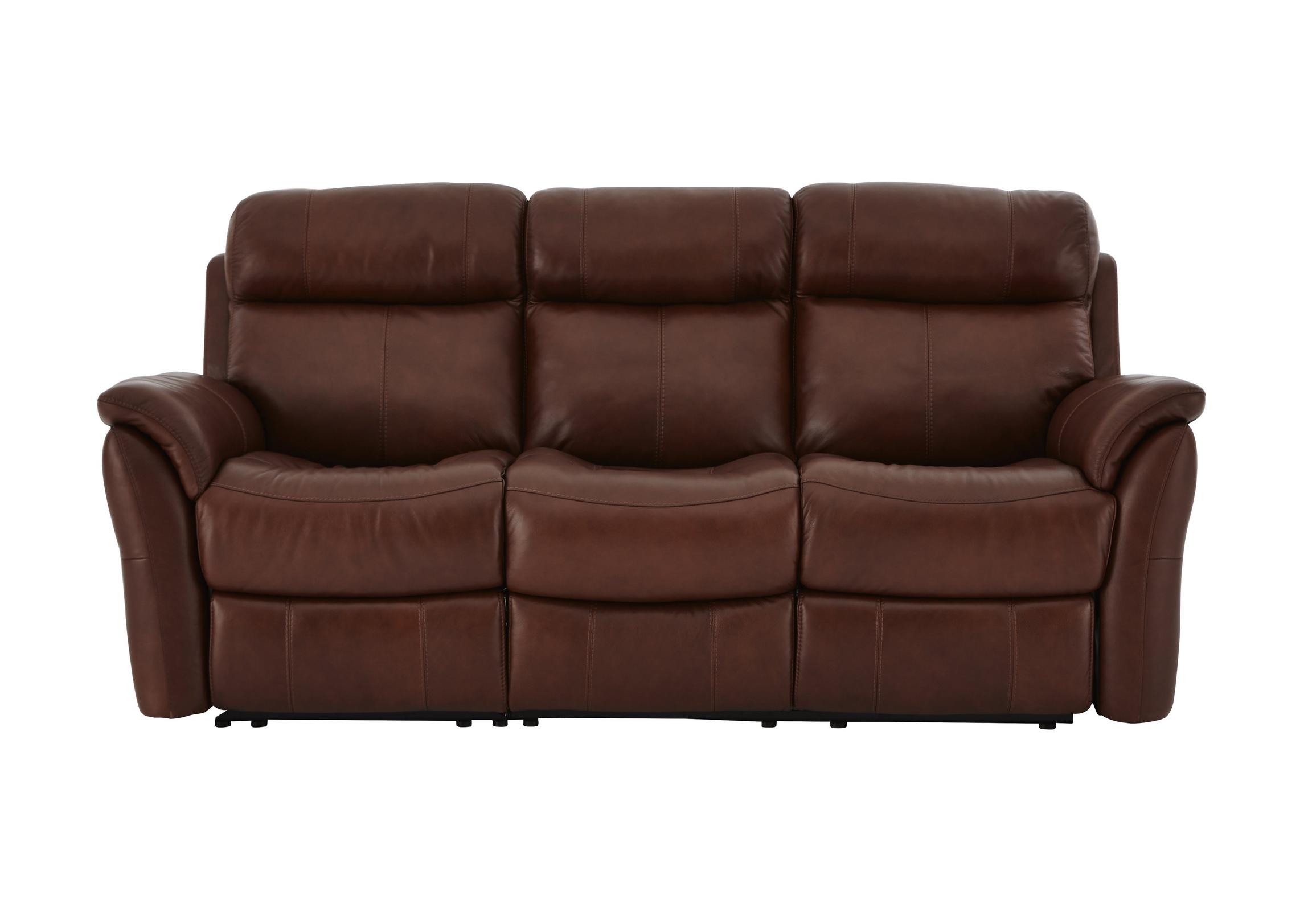 Relax Station Revive 3 Seater Leather Recliner Sofa Furniture