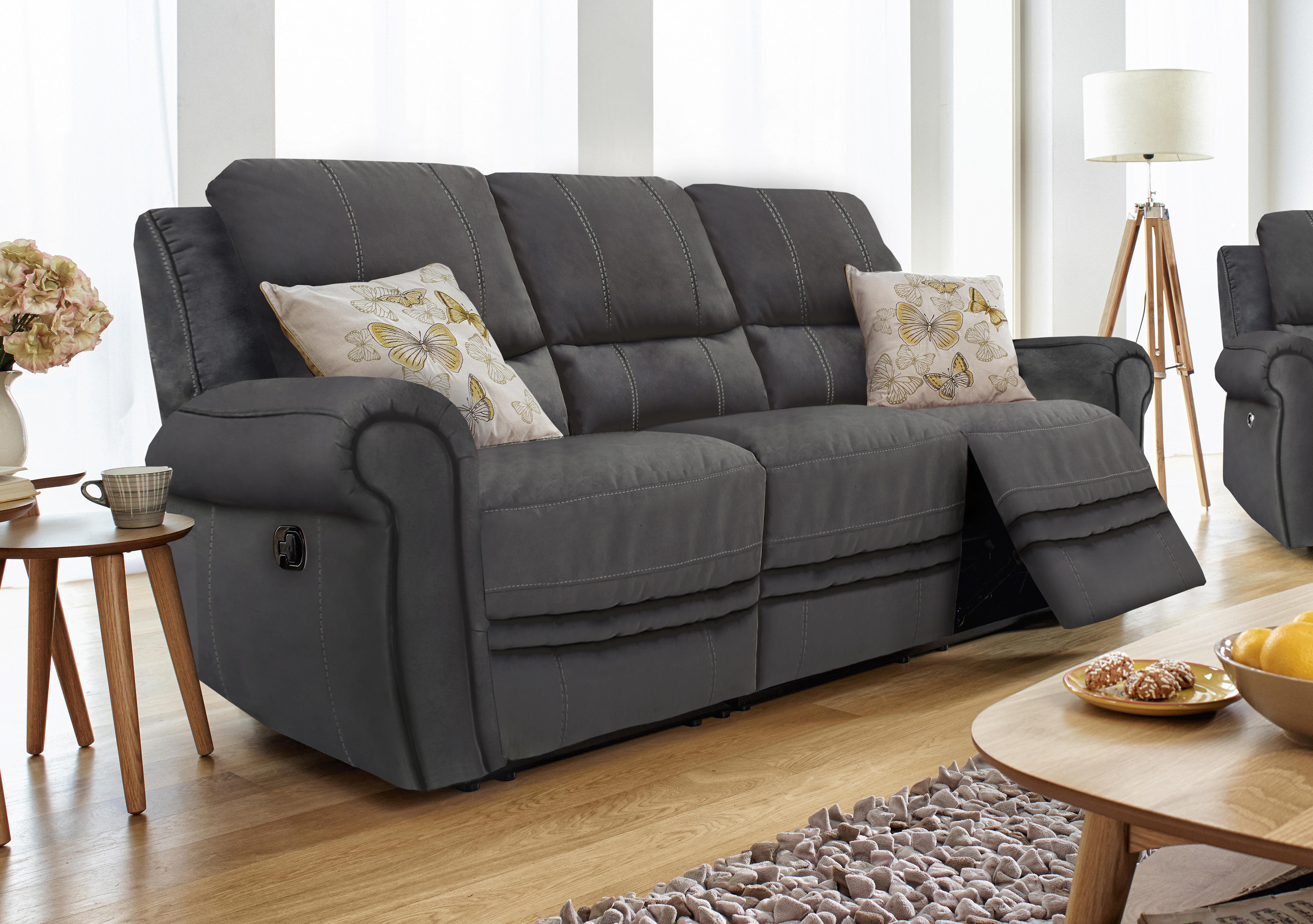 Reclining sofa slipcover 3 seat