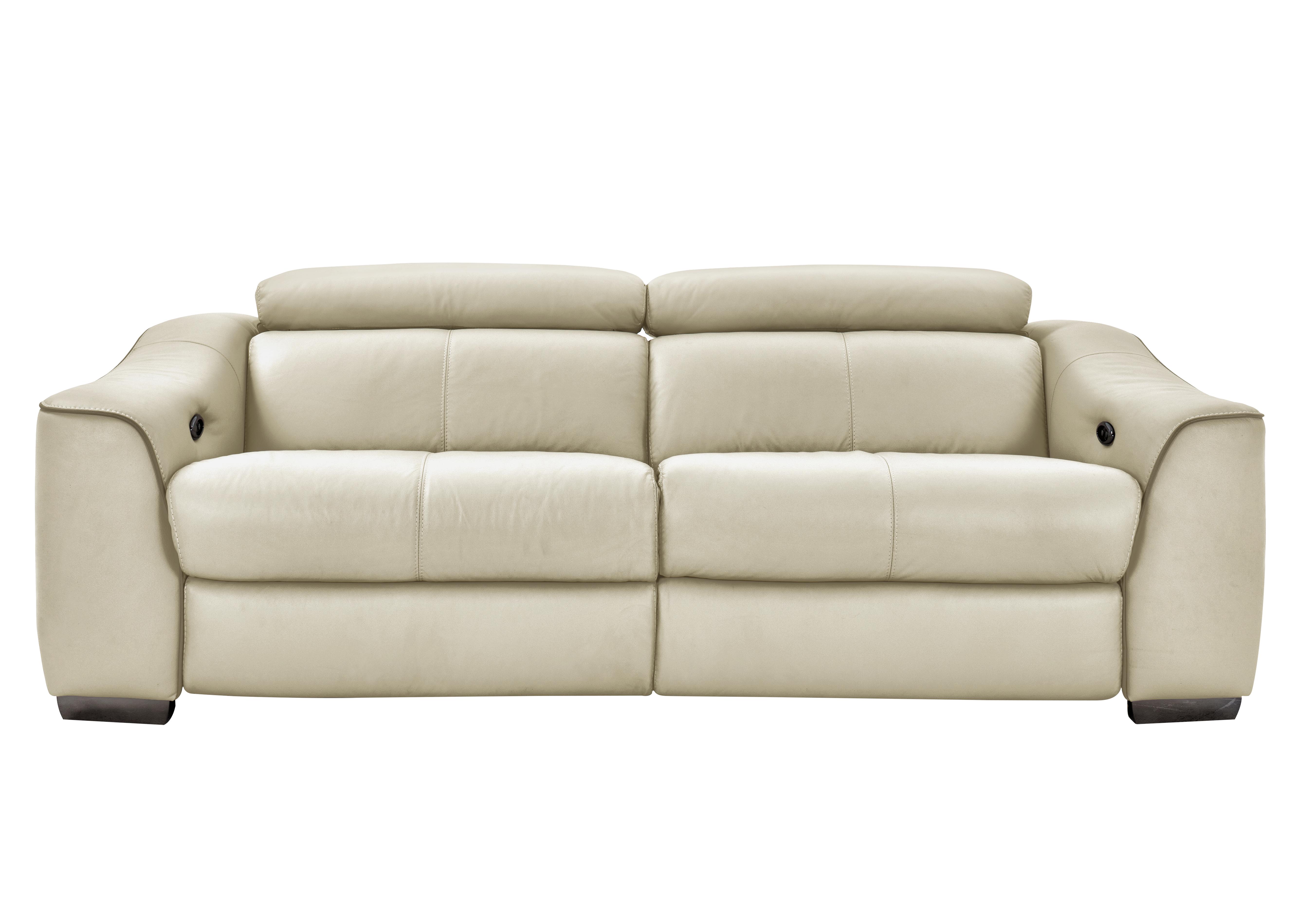 Leather recliner sofa