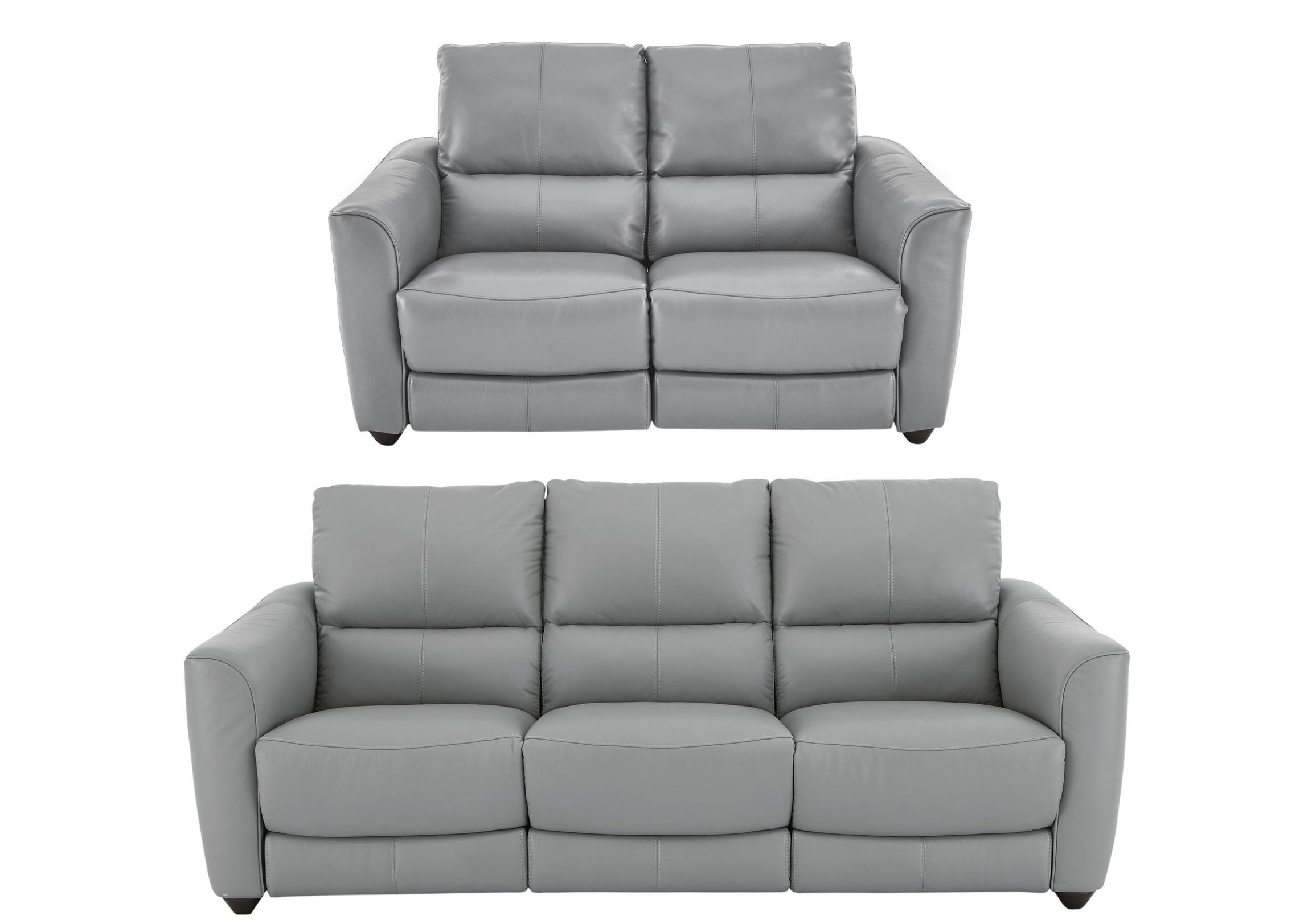 Trilogy Leather 3 & 2 Seater Power Recliner Sofas World of