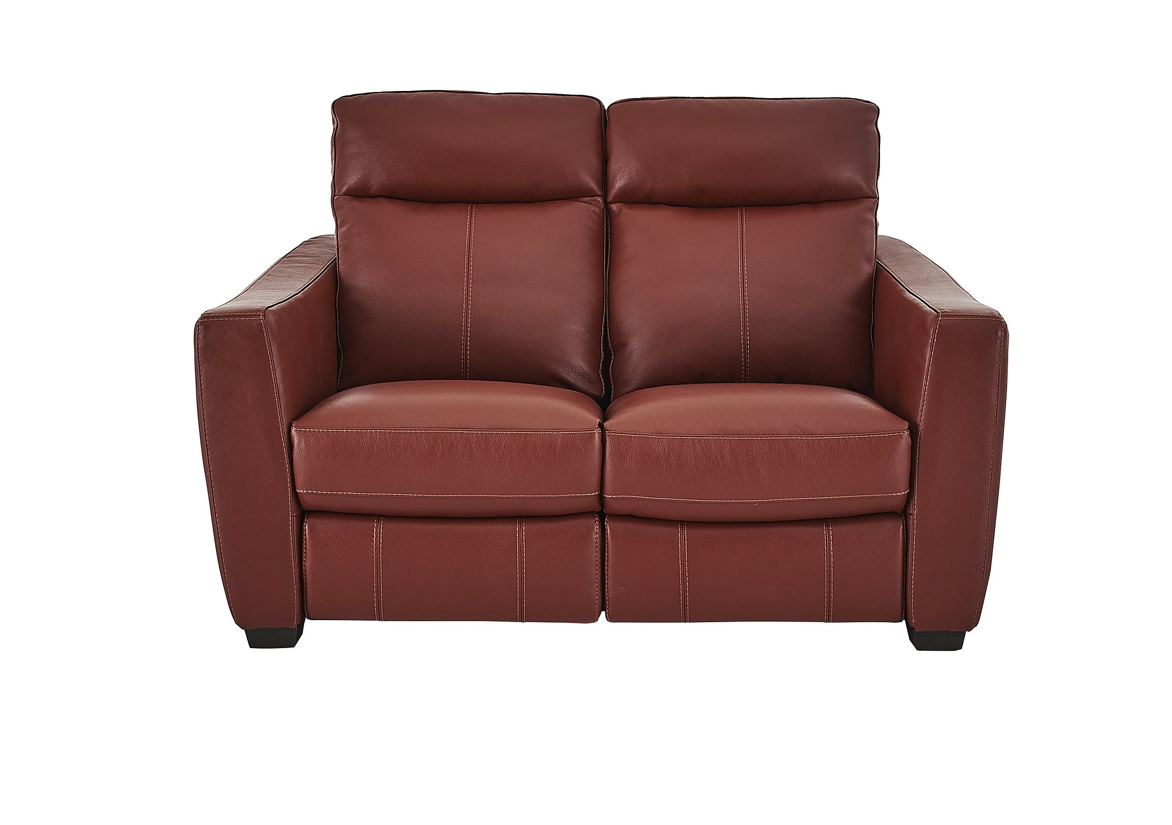 pact Collection Midi 2 Seater Leather Recliner Sofa Furniture