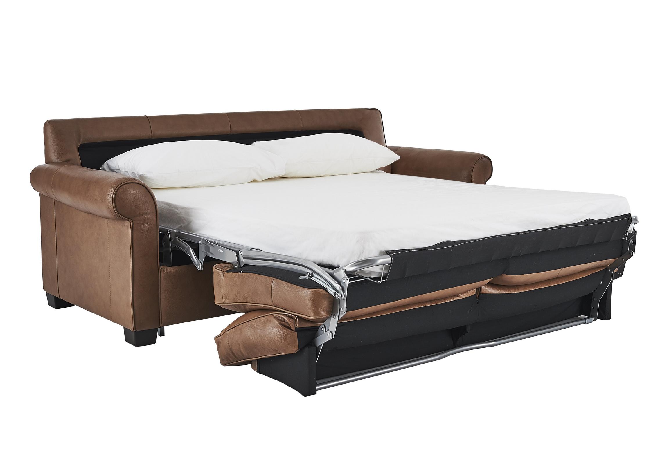 Campania 3 Seater Leather Sofa Bed Natuzzi Editions Furniture