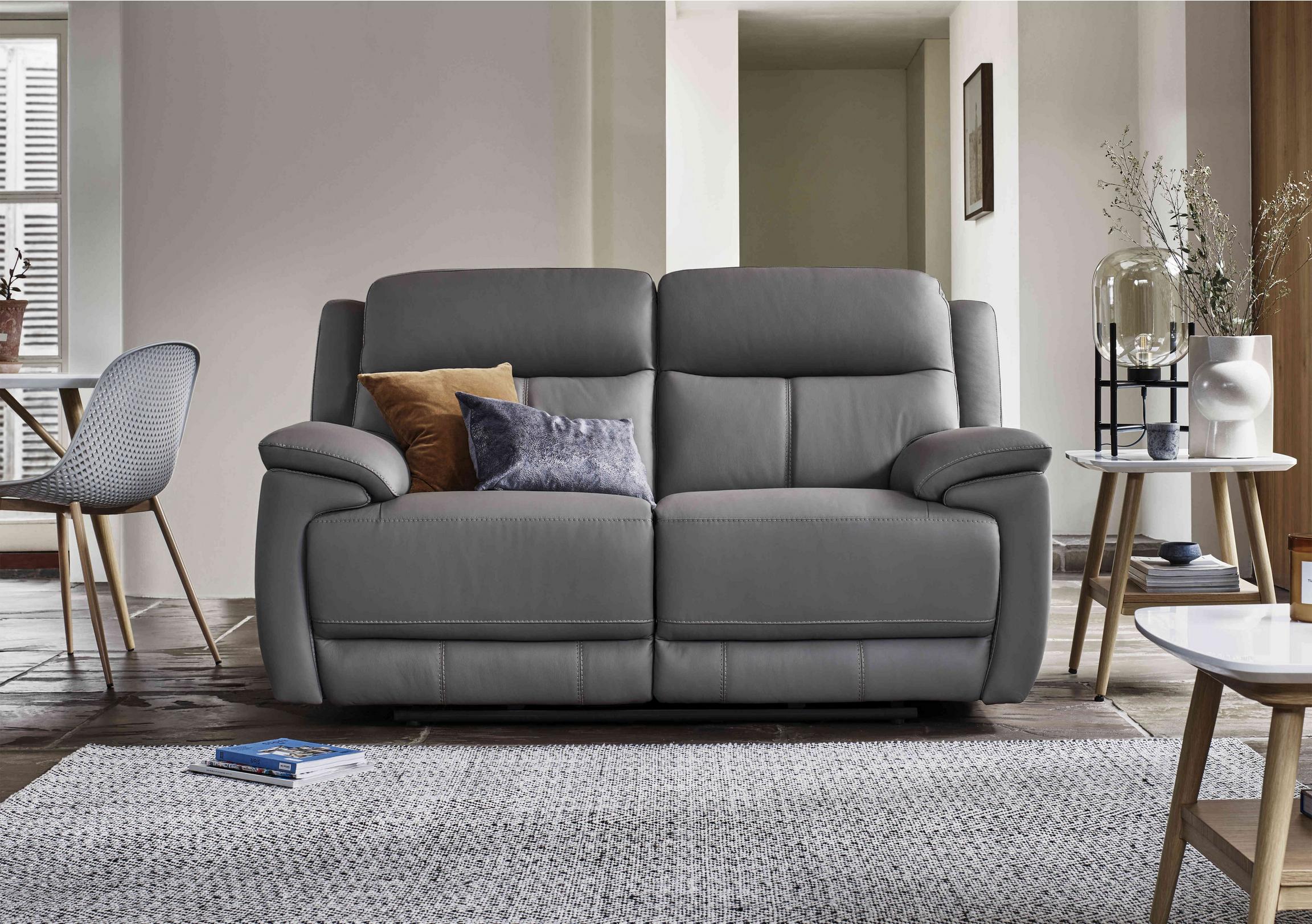 Touch 2 Seater Leather Recliner Sofa Furniture Village