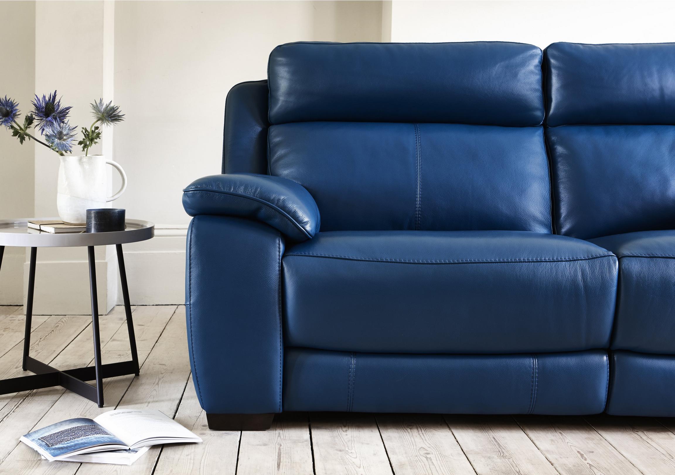 Starlight Express 3 Seater Leather Recliner Sofa Furniture Village