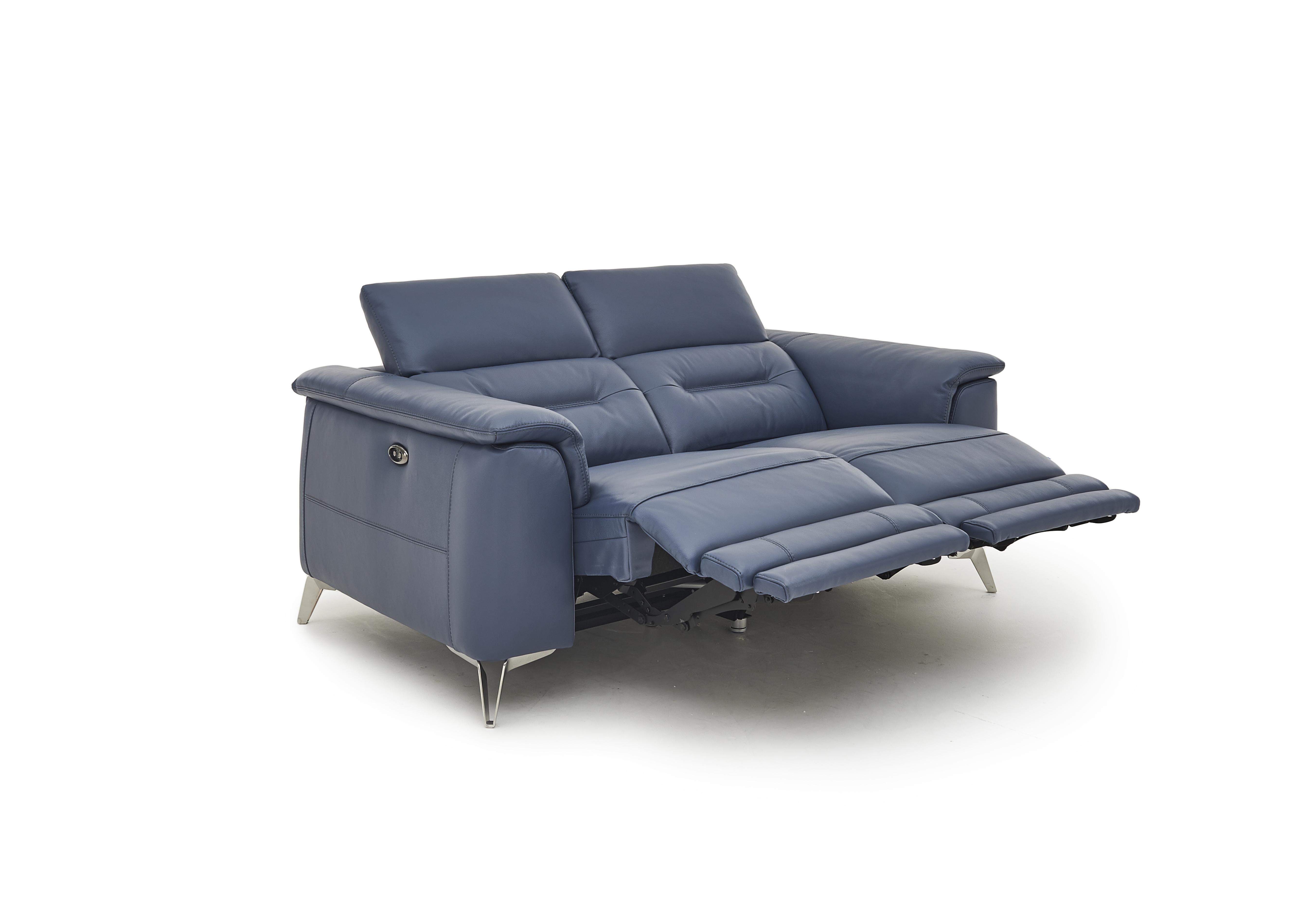 Leather recliner sofa