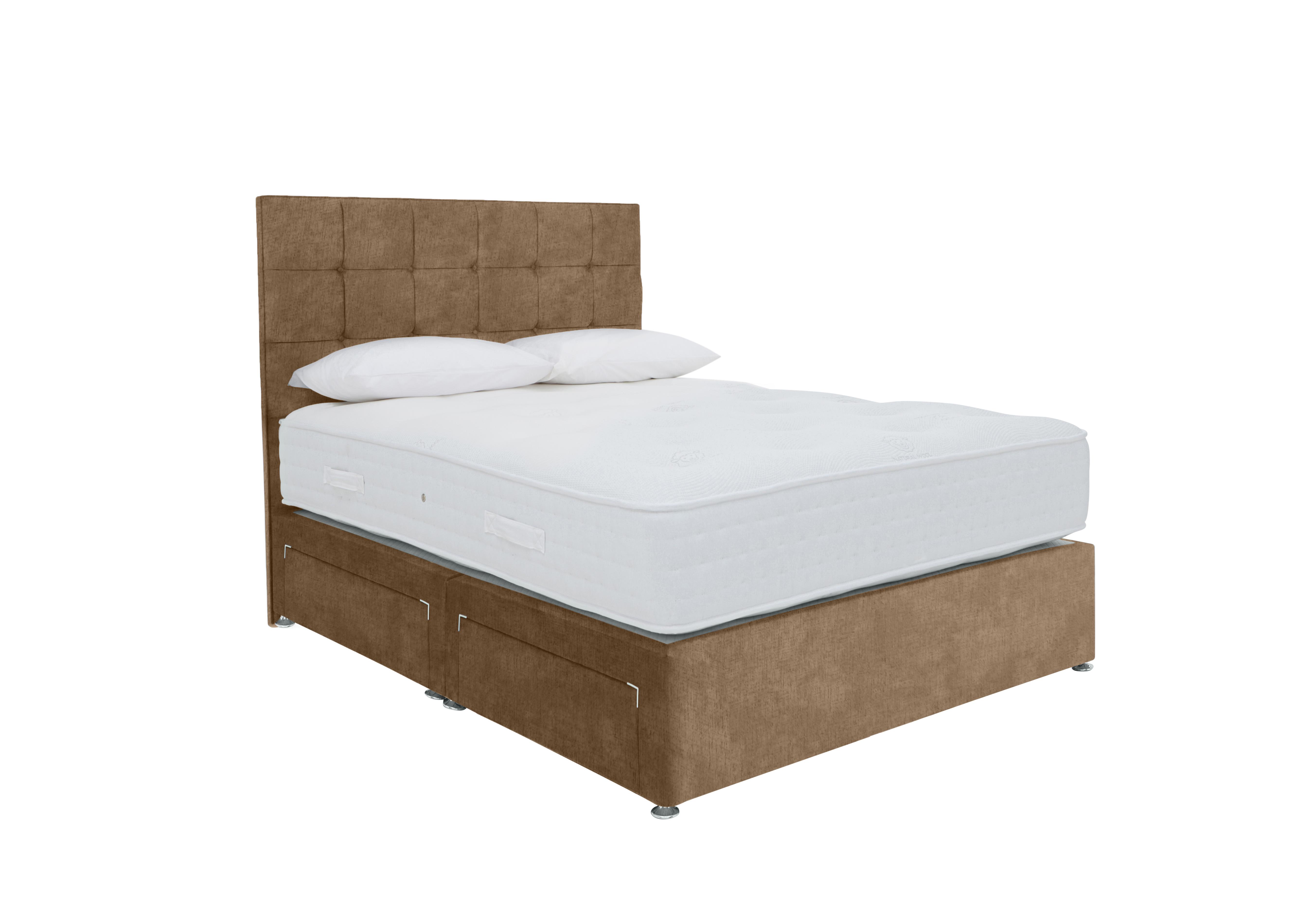 Sleep Story - Luxury 2000 Divan Set - Double - Brown