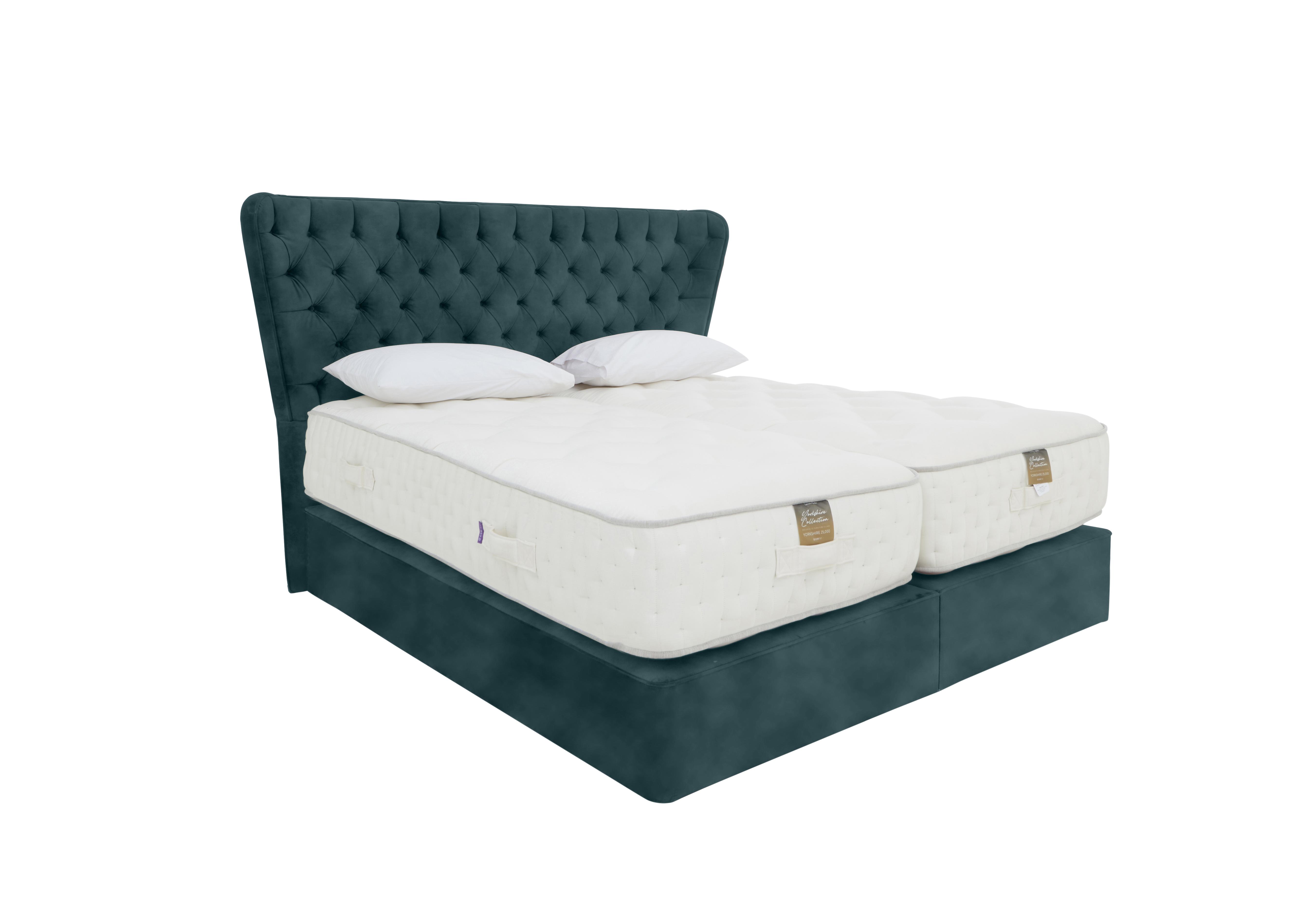 Harrison Spinks - Yorkshire 25,000 Divan Set - Super King - Blue