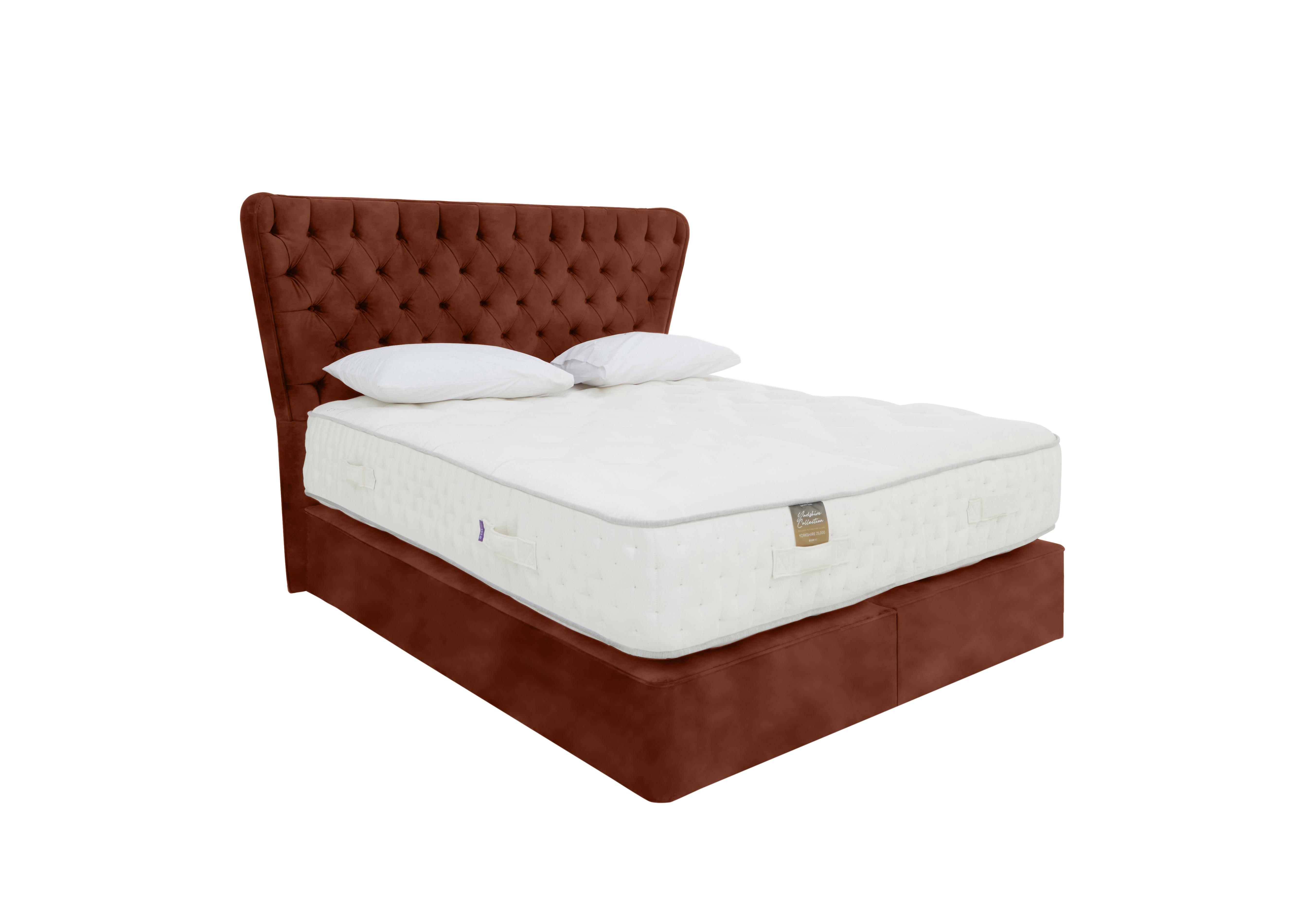 Harrison Spinks - Yorkshire 25,000 Divan Set - Double - Brown