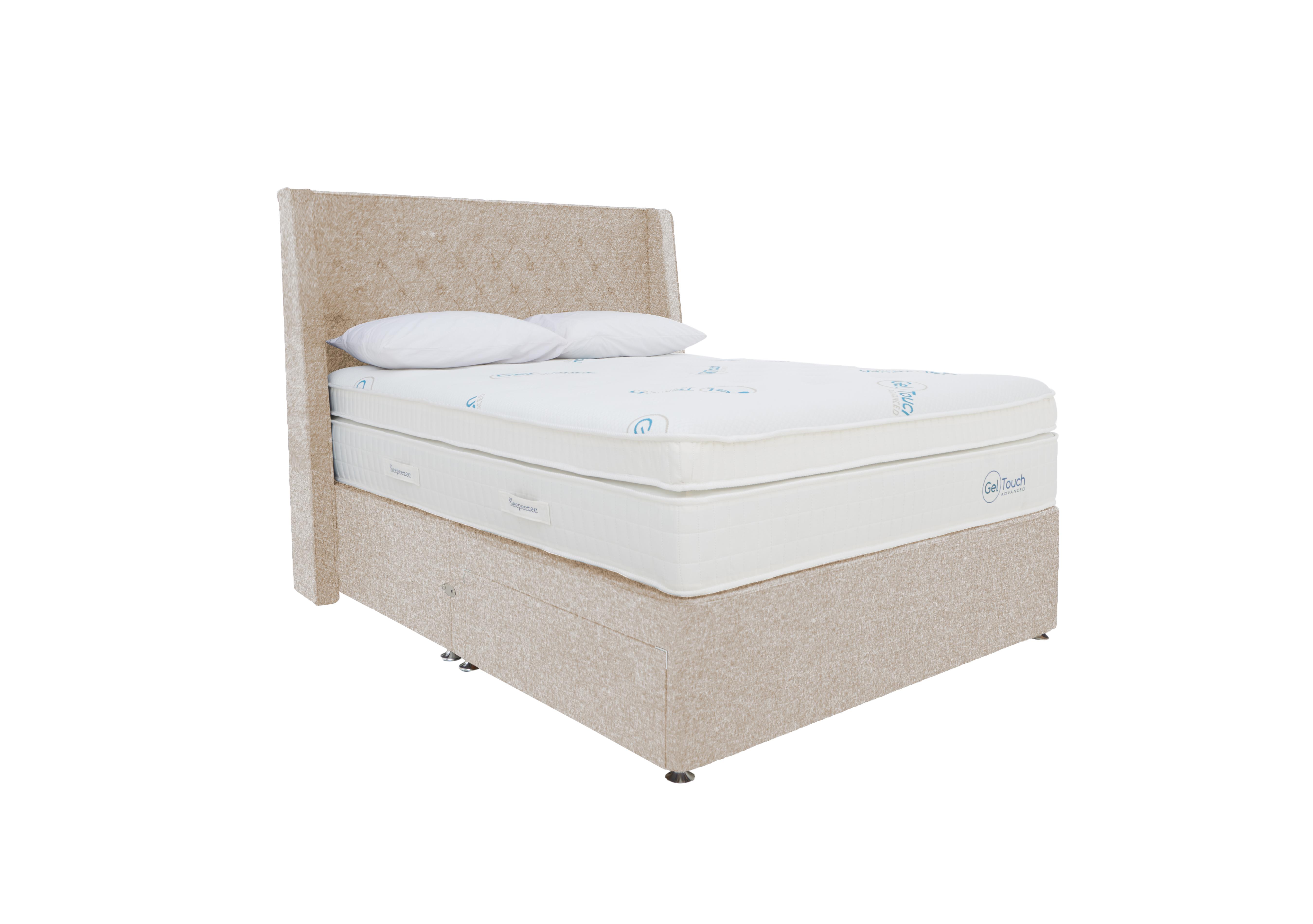 Sleepeezee - Geltouch Advanced 10000 Divan Set - Small Double - Cream