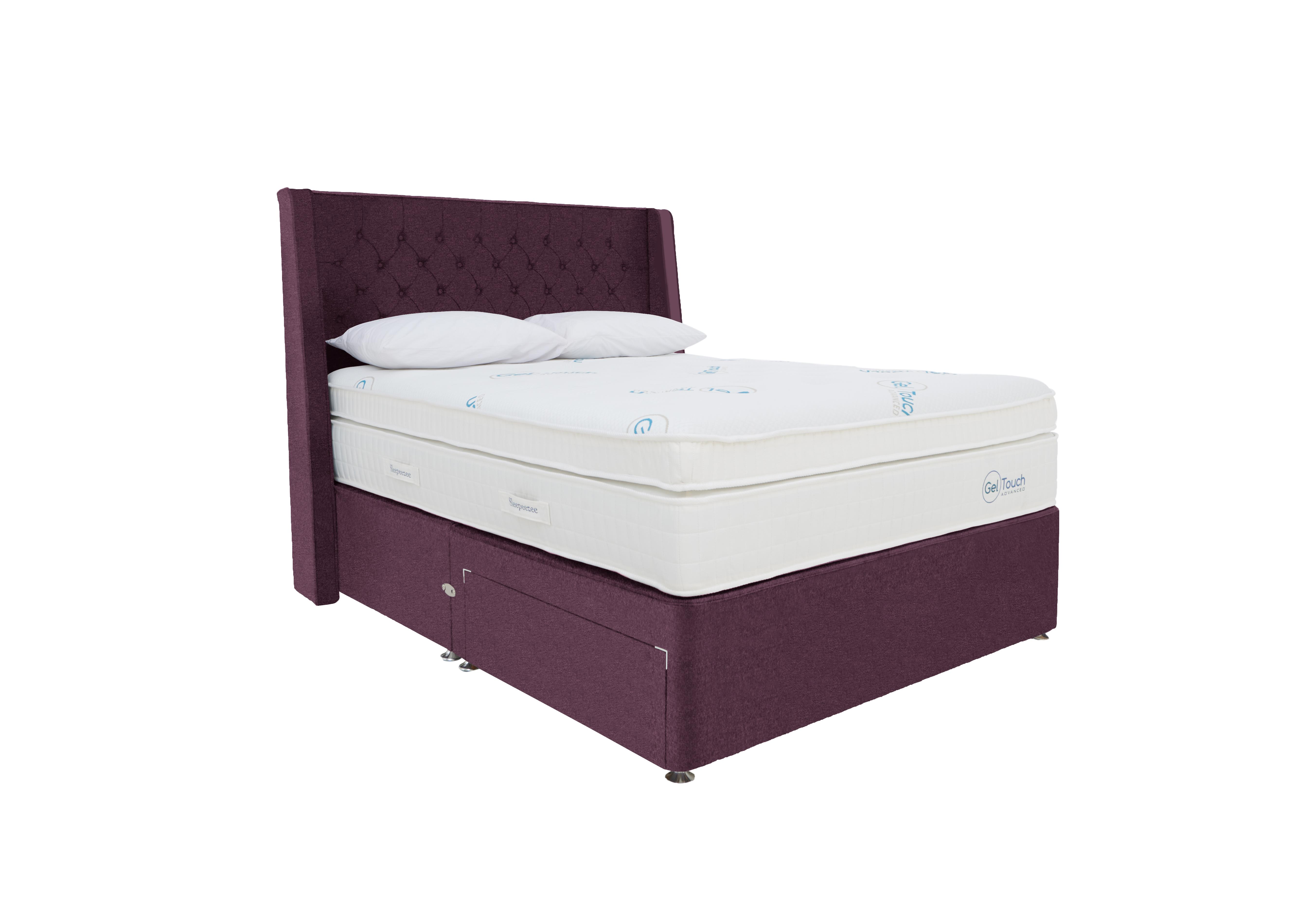 Sleepeezee - Geltouch Advanced 10000 Divan Set - King Size - Purple