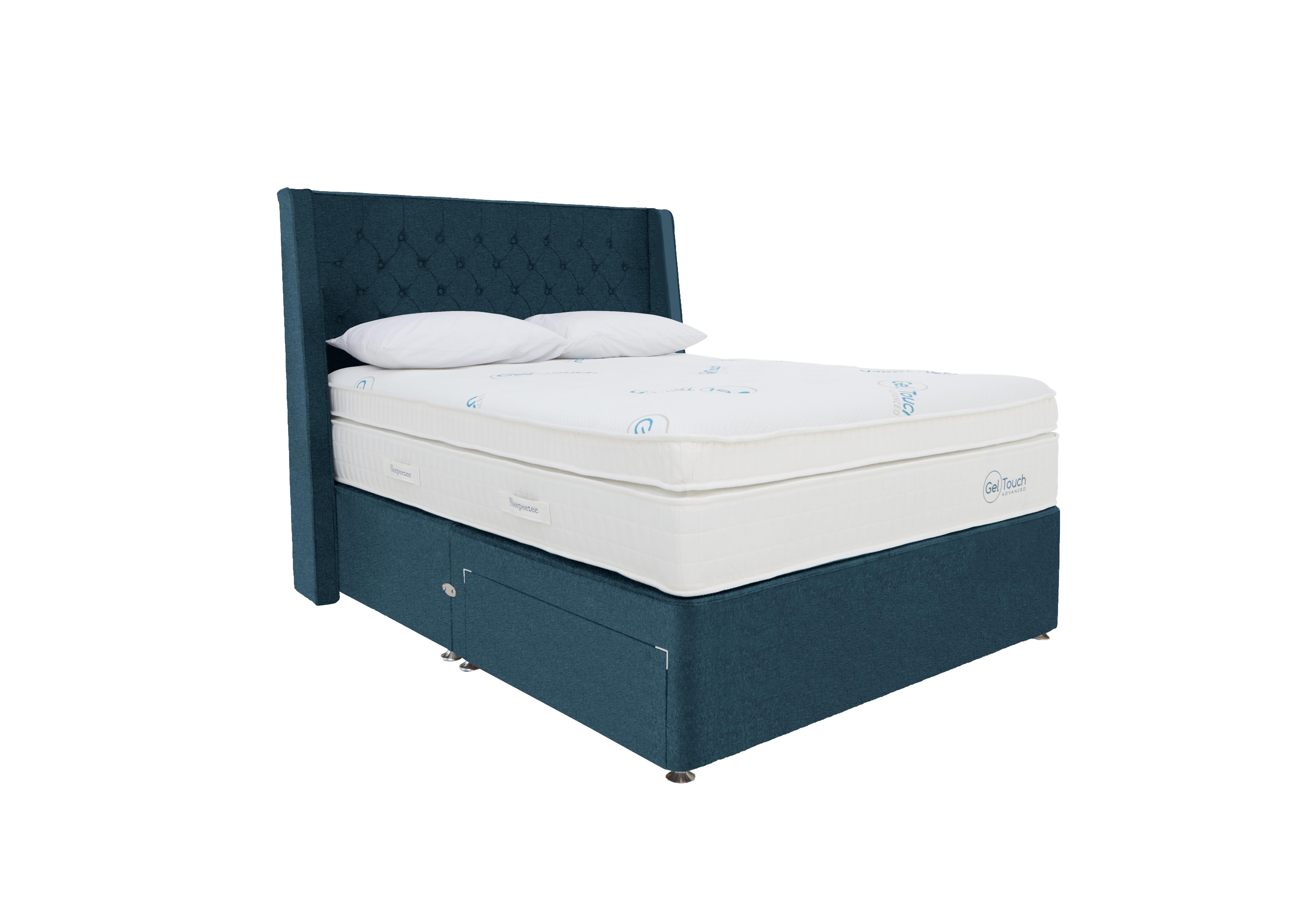 Sleepeezee - Geltouch Advanced 10000 Divan Set - Super King - Blue