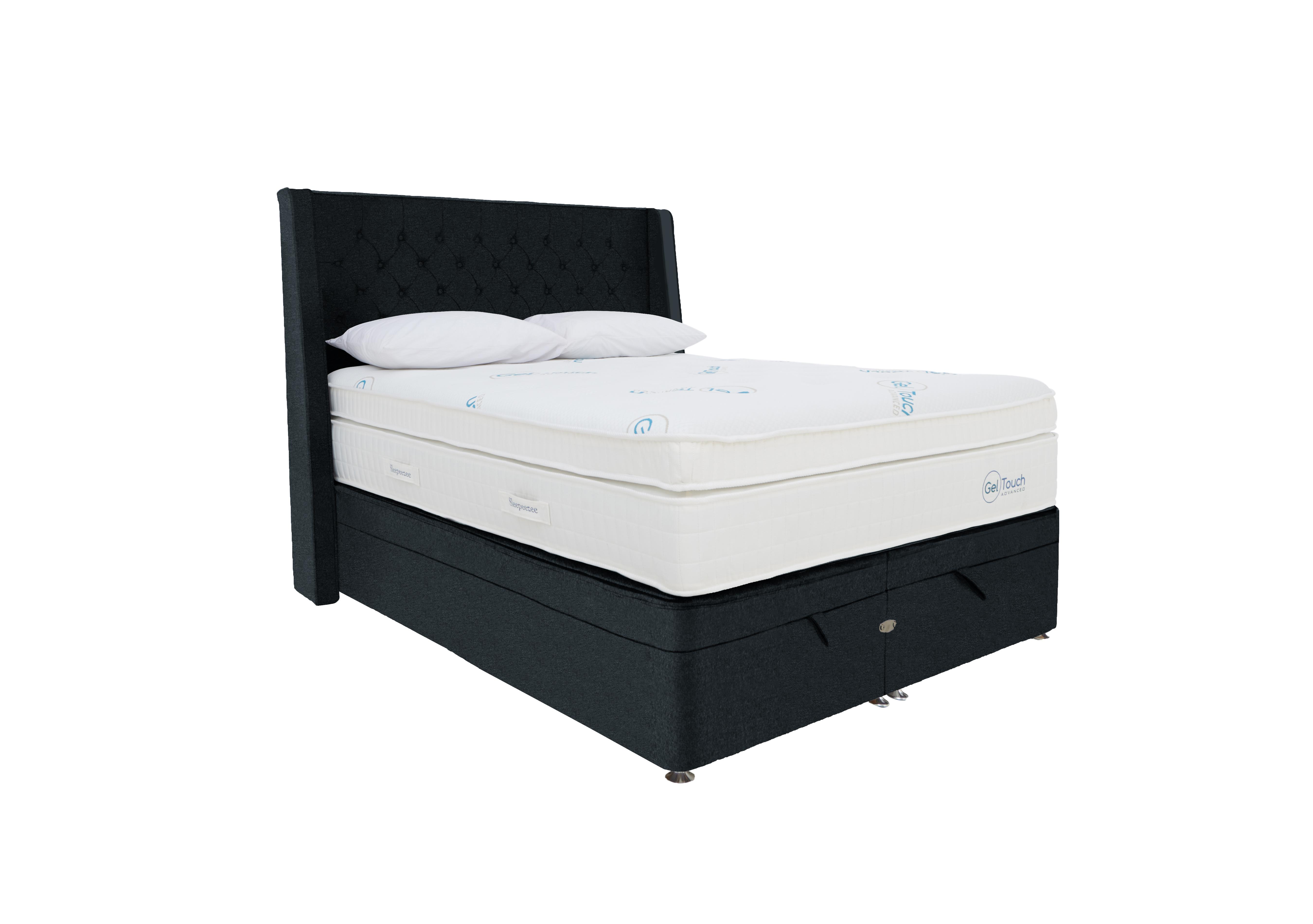 Sleepeezee - Geltouch Advanced 10000 End-Lift Ottoman Divan Set - Super King - Black