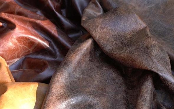 Halo leather sample