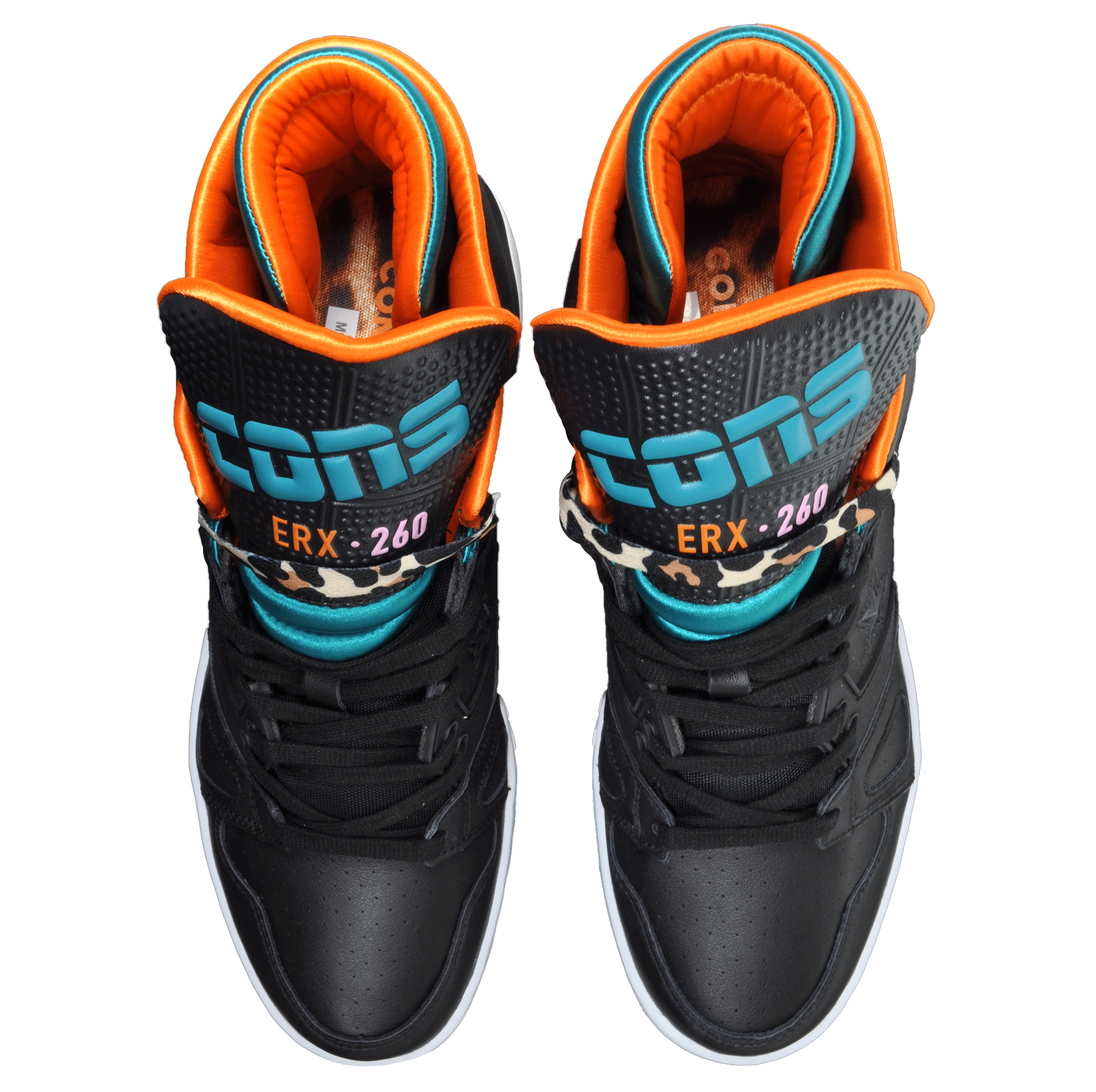 Converse Cons ERX260 Mid "Black/Teal + White/Teal" Casual Shoes