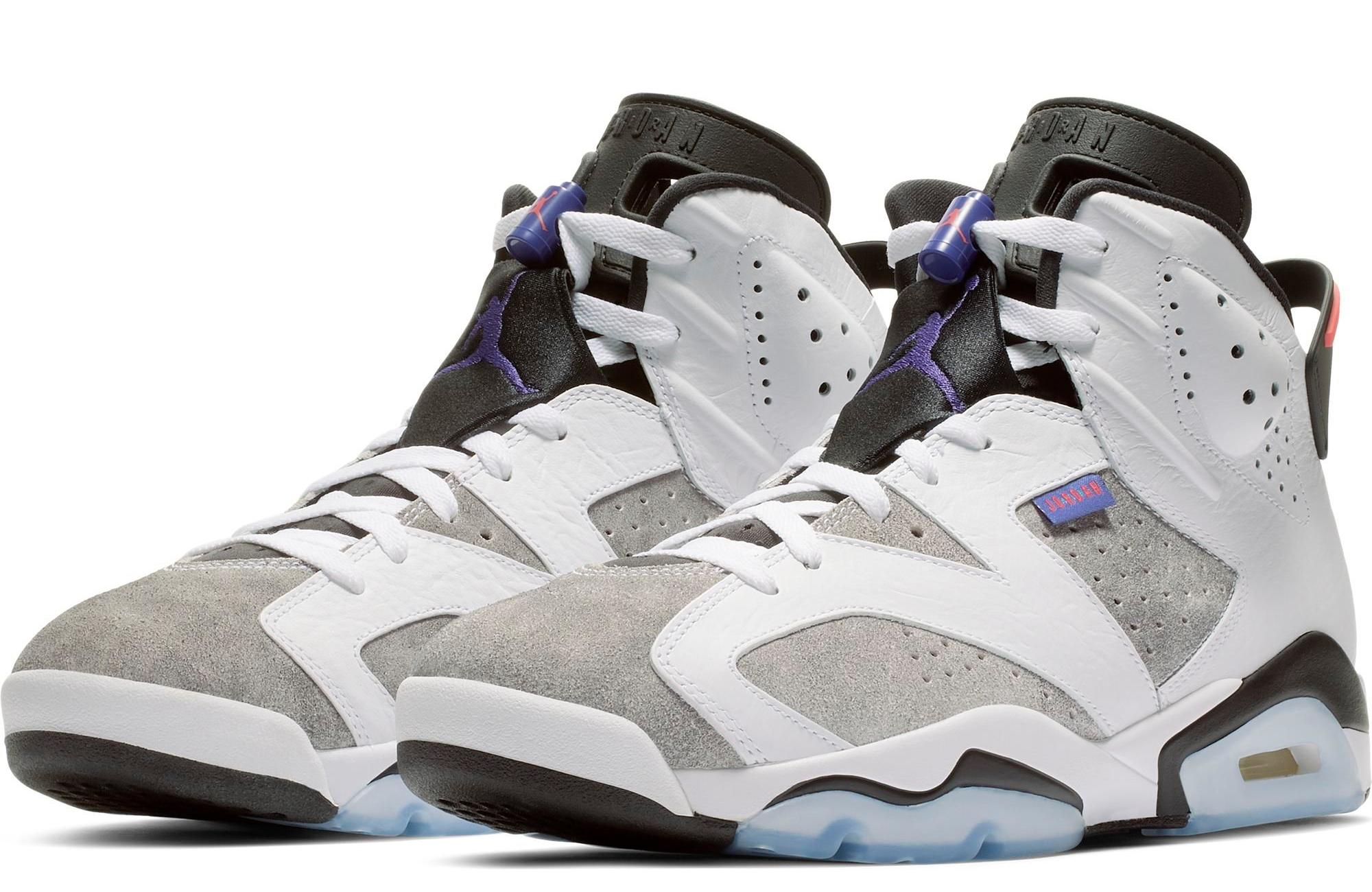 Jordan Retro 6 LTR "White/Dark Concord" Shoes
