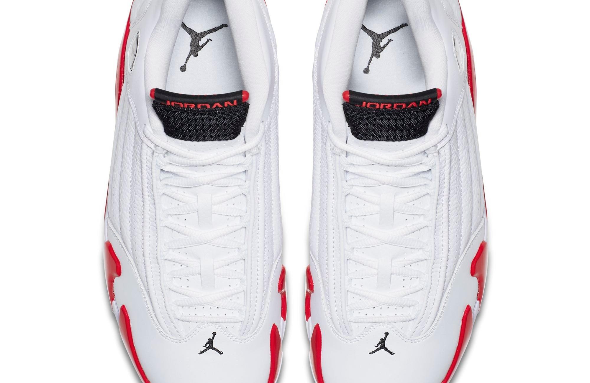 Air Jordan Retro 14 “White/Red/Metallic Silver” Basketball Shoe