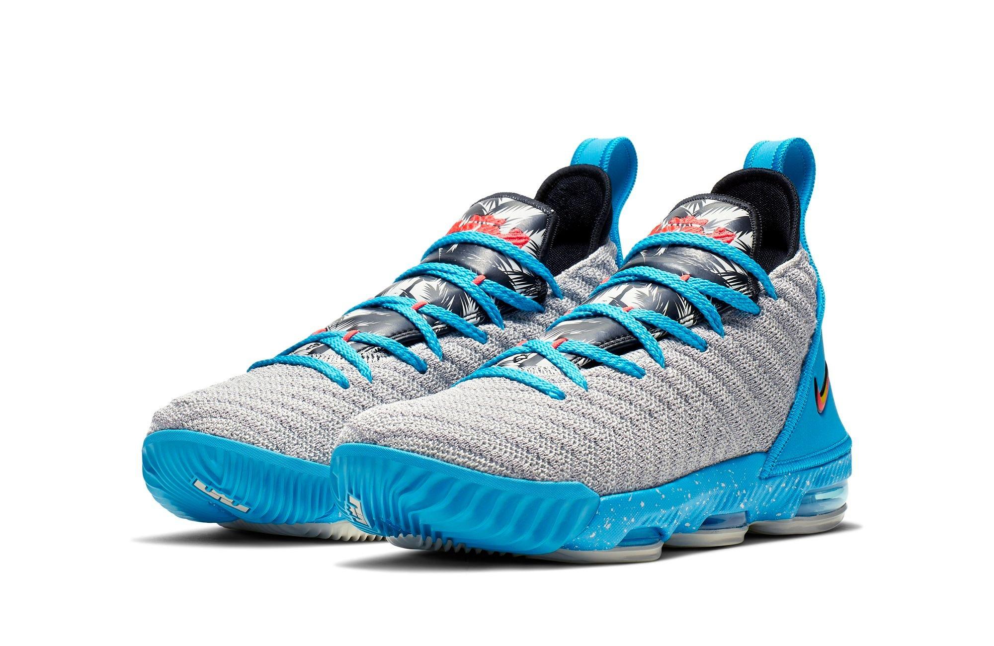 Lebron 16 light blue sale