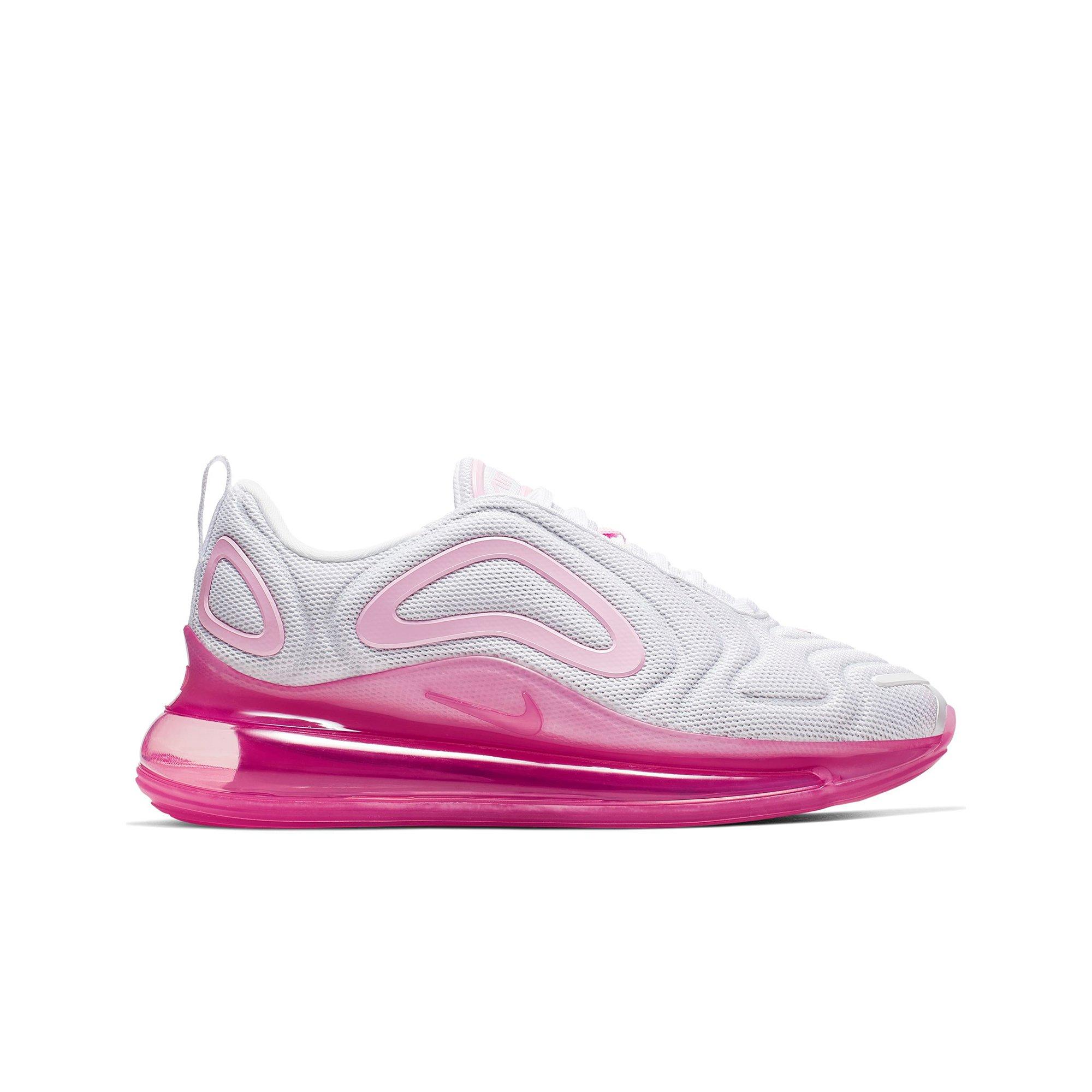 pink and white 720 air max