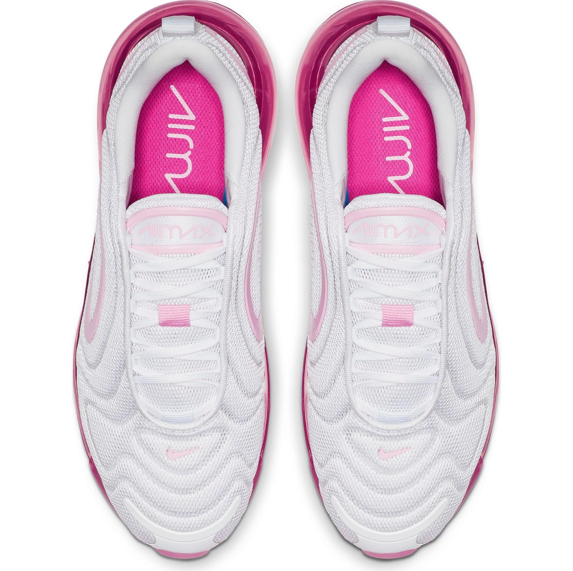 nike air max 720 white pink