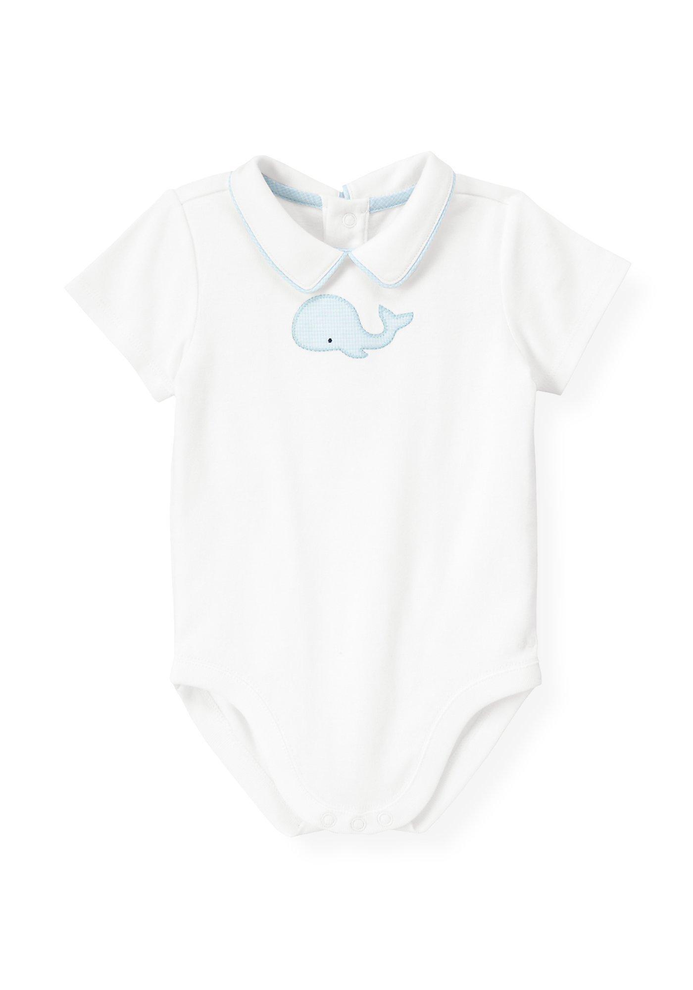 baby boy polo bodysuit