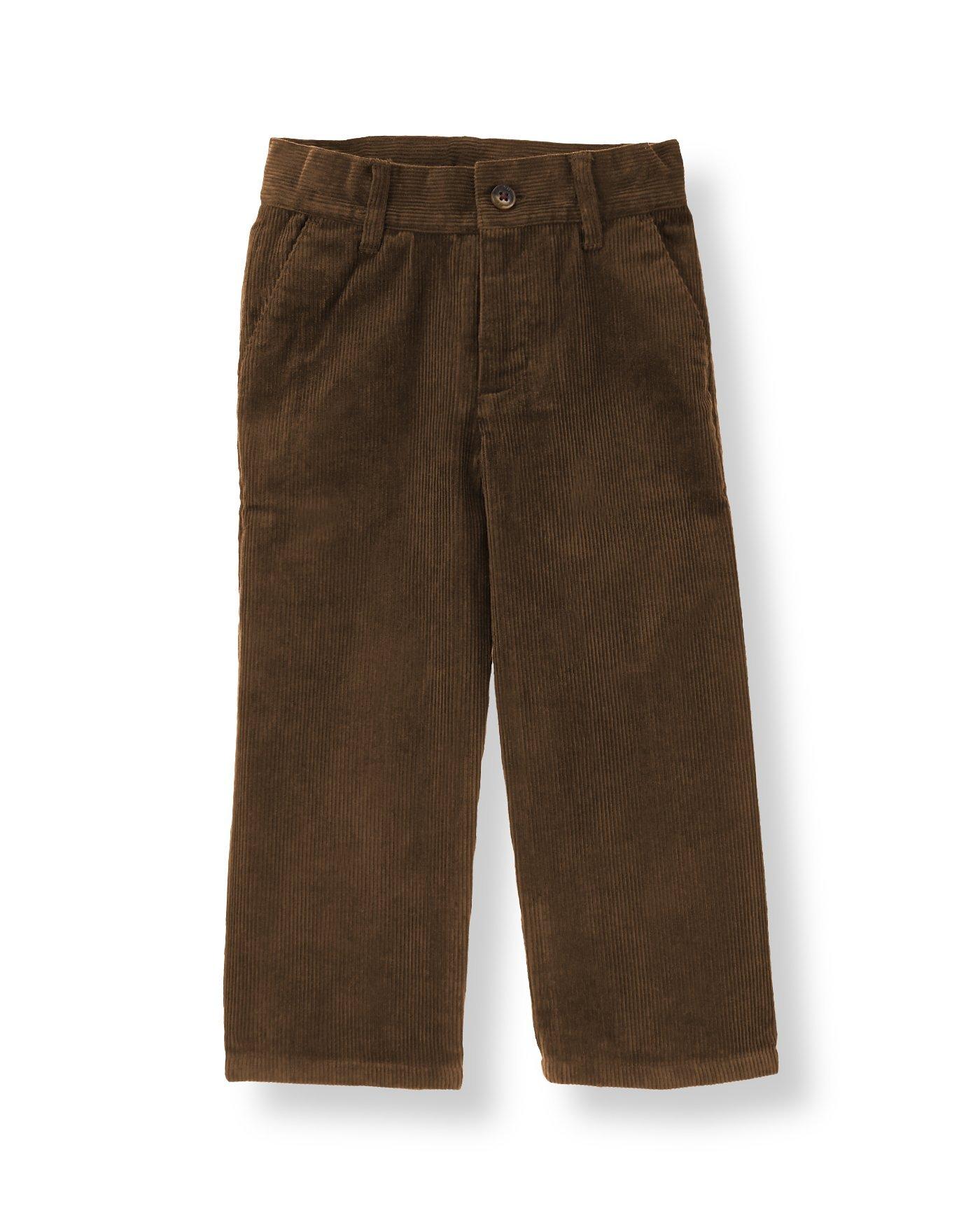 Boys Dark Brown Corduroy Pant at JanieandJack