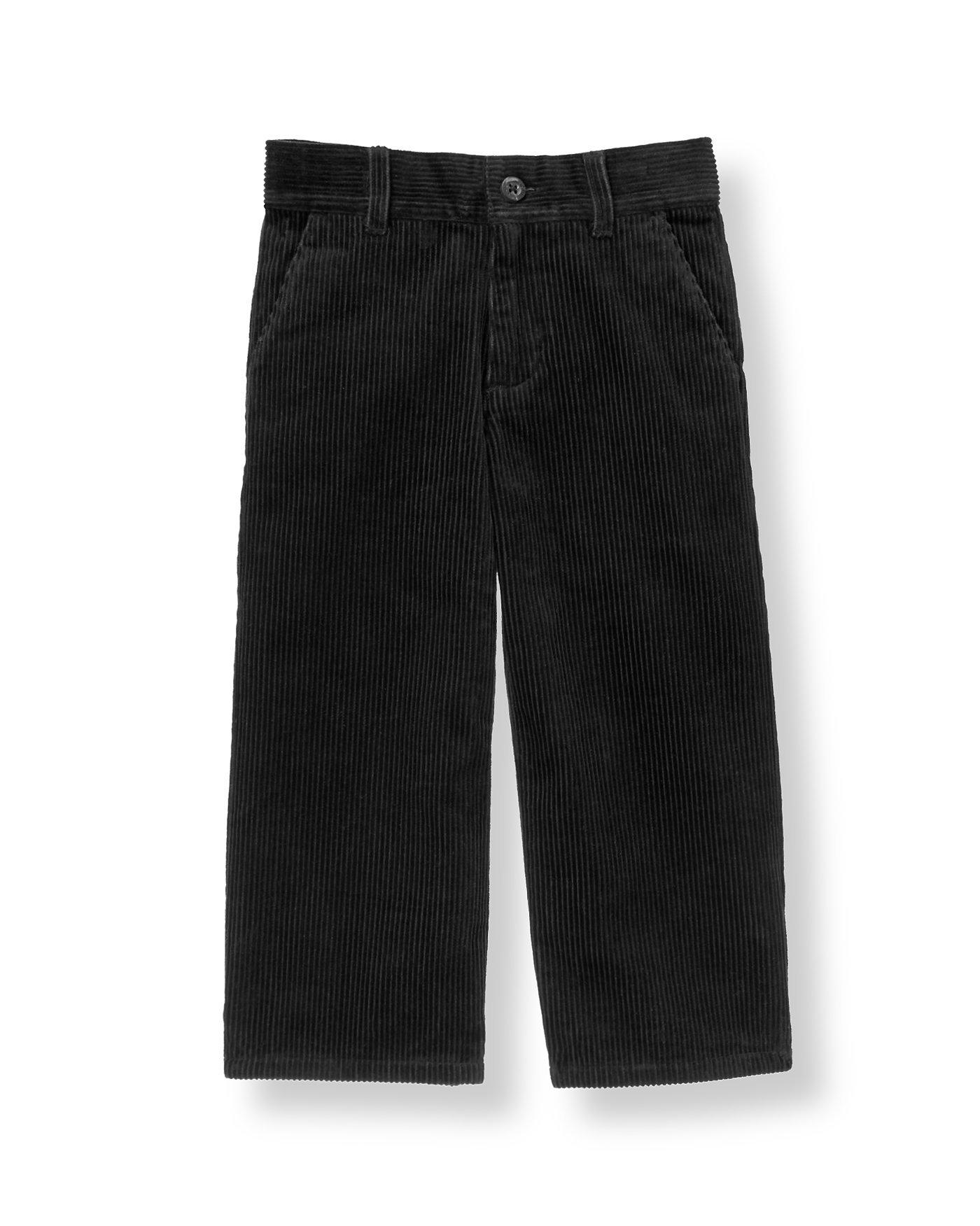 black corduroy pants