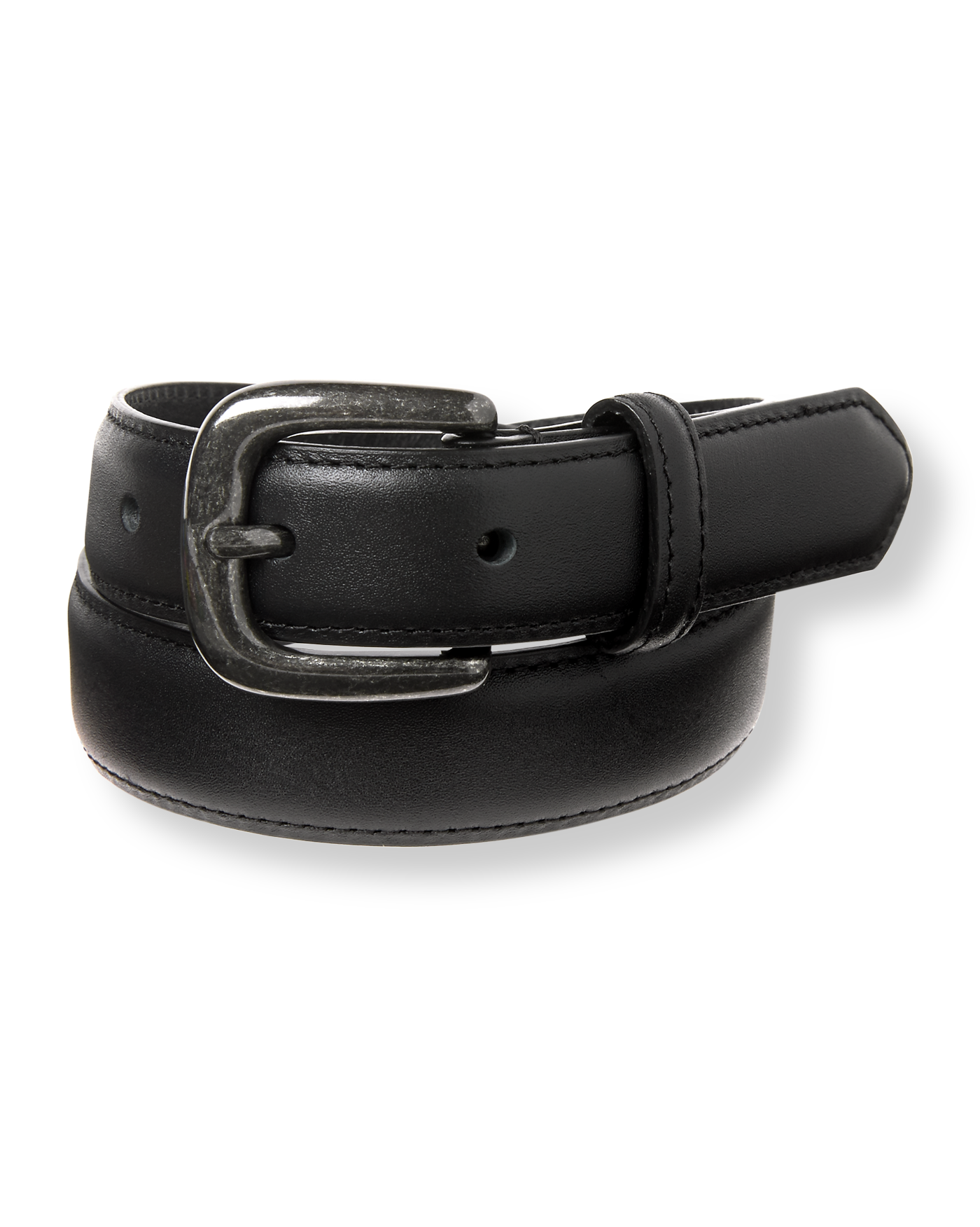 Black Leather Belt at JanieandJack