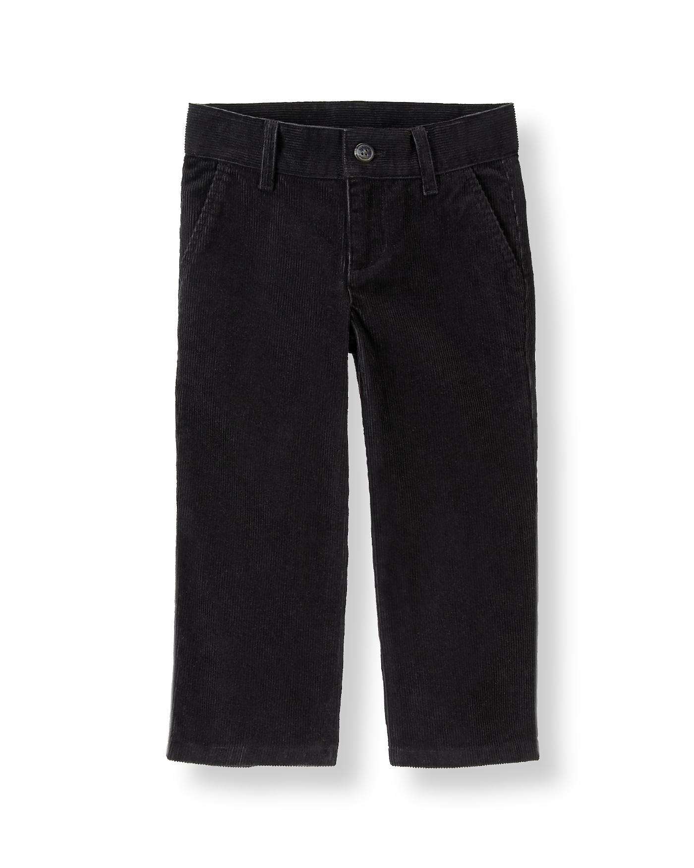 black corduroy pants