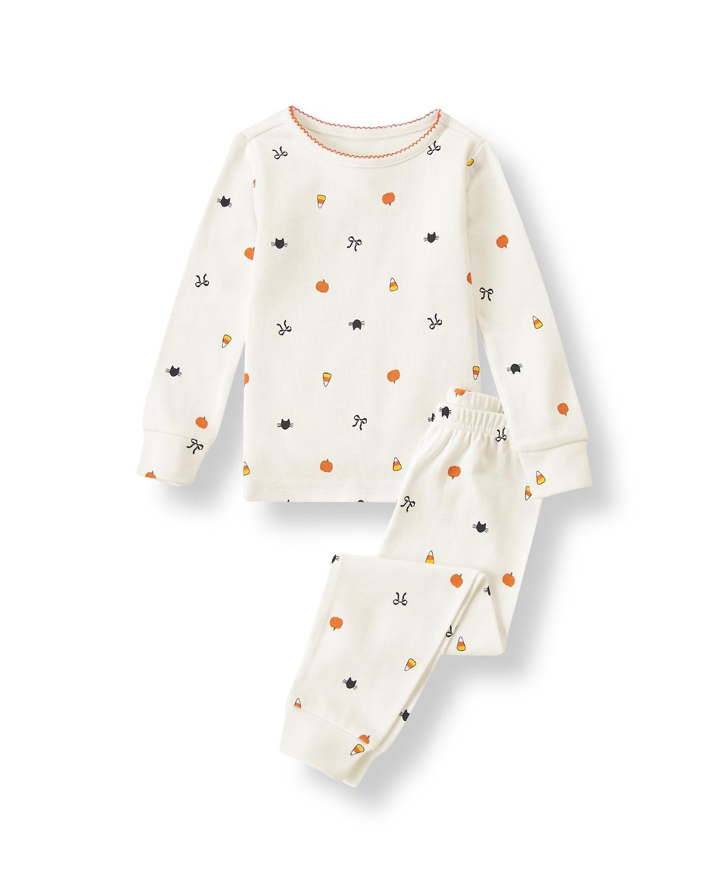 Ivory Candy Candy Print Pajama Set at JanieandJack