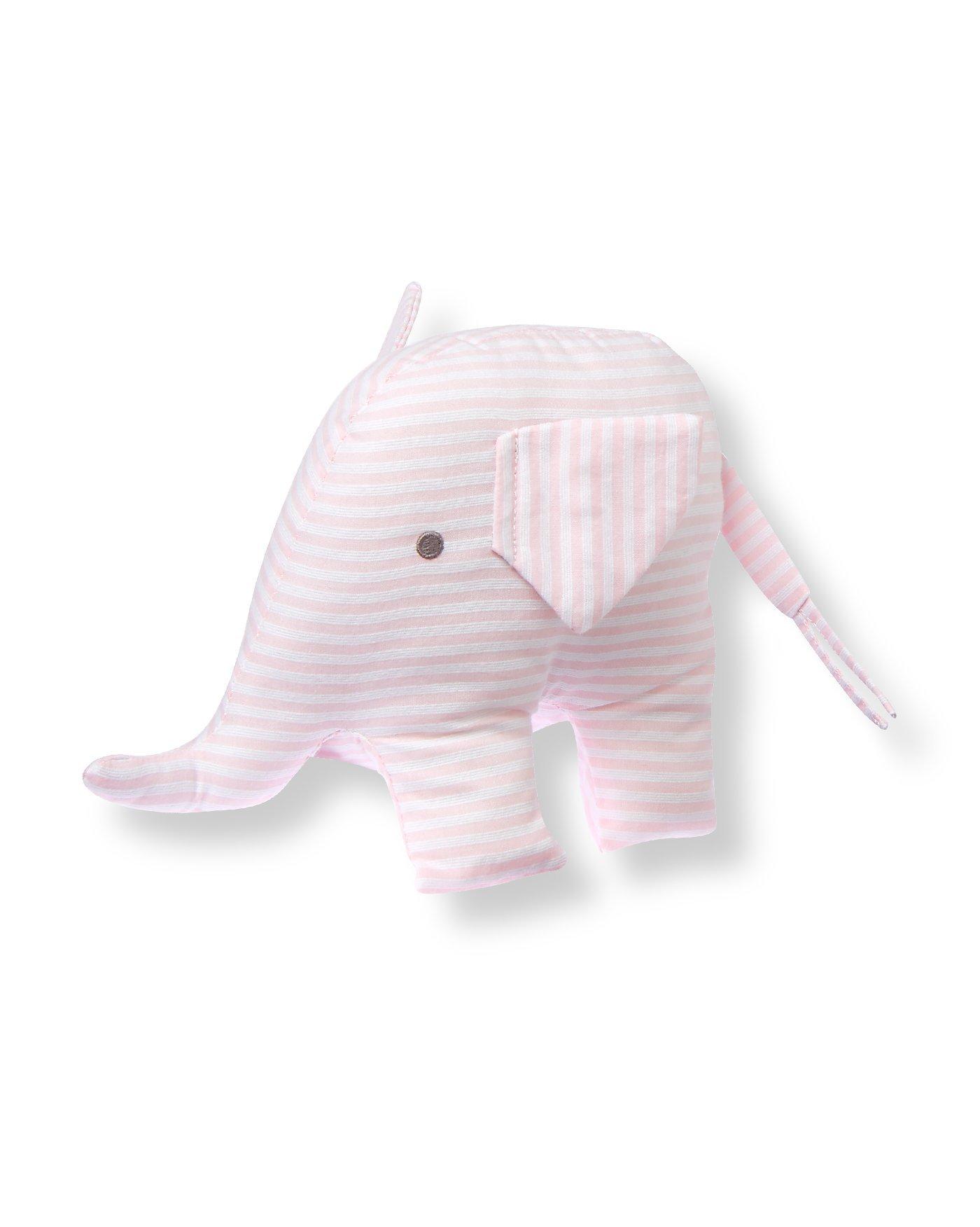 plush elephant rattle