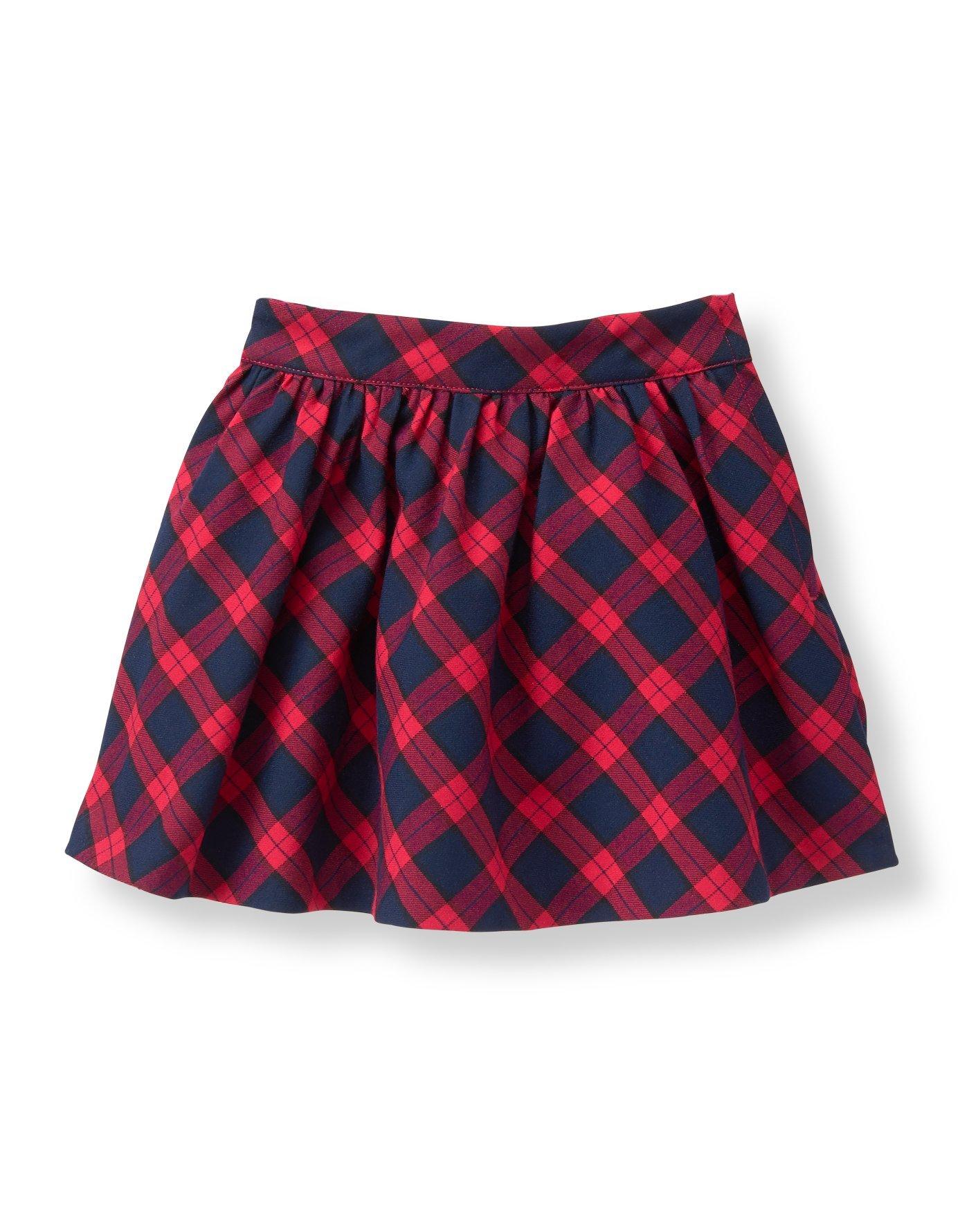 Baby Girl Crimson Plaid Plaid Skirt at JanieandJack
