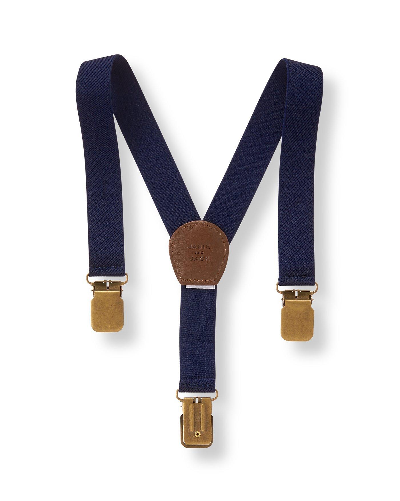 Baby Boy Navy Classic Suspender at JanieandJack