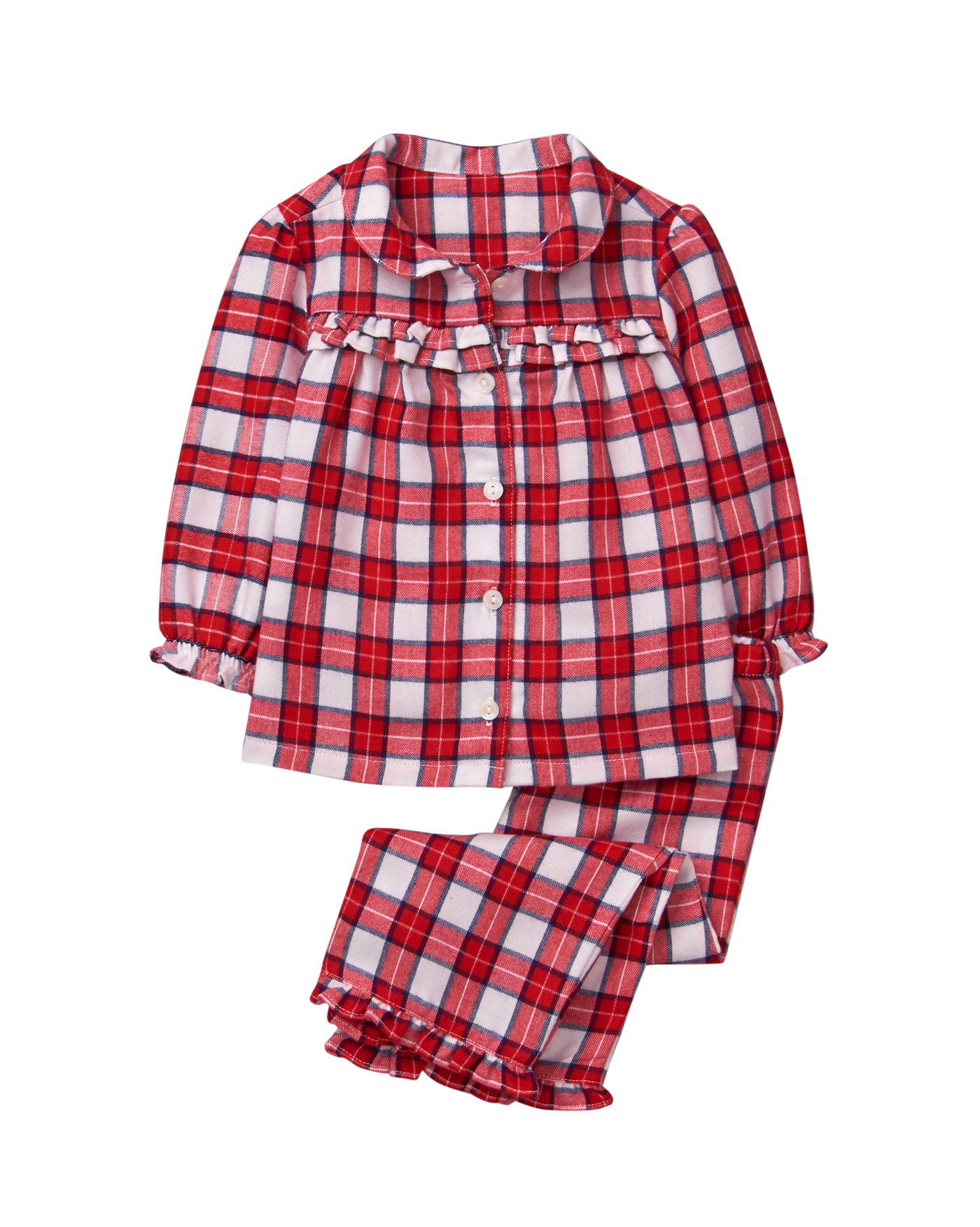 Girl Crimson Plaid Plaid Pajama Set by Janie and Jack