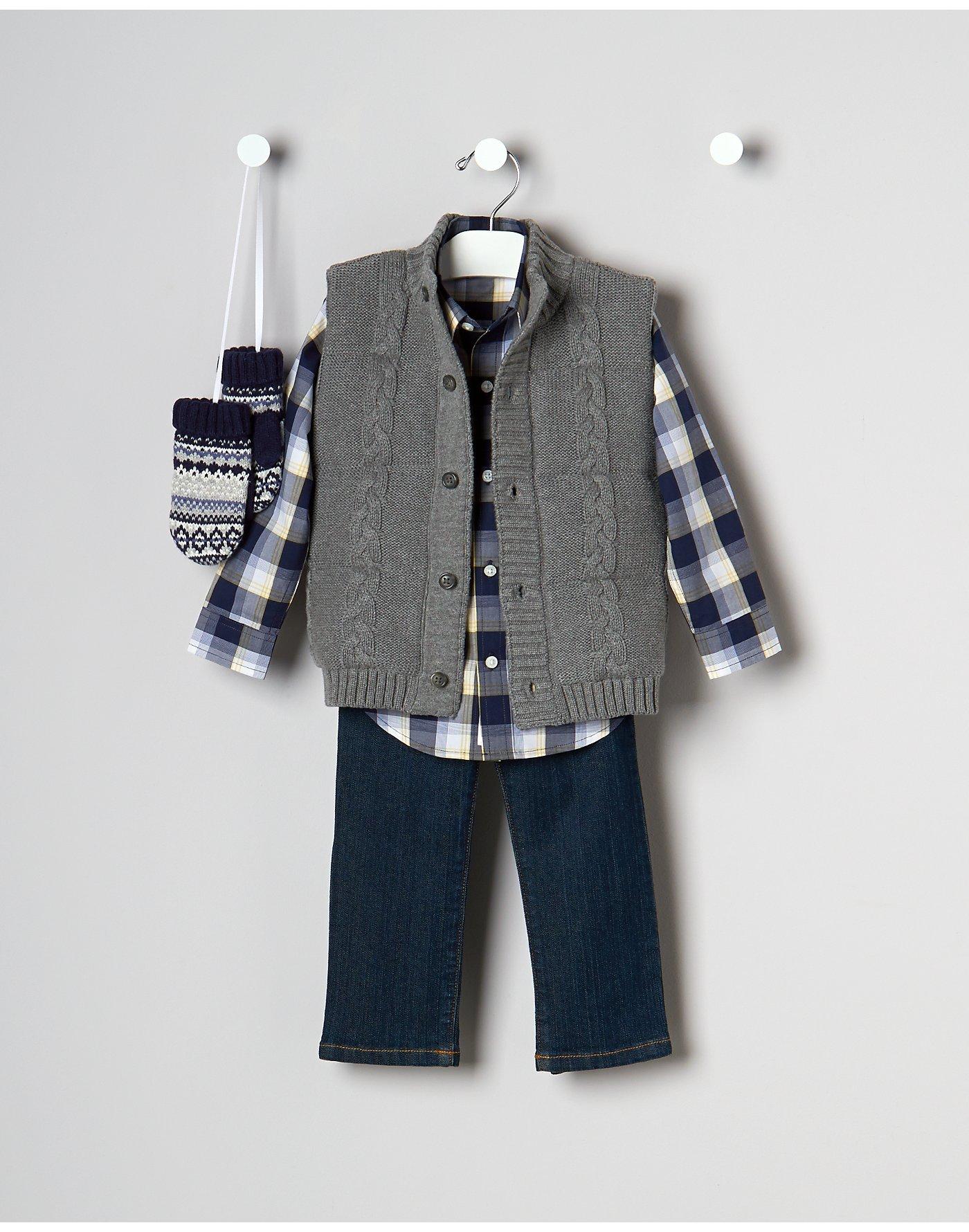 Baby Boy's Best Vest Outfit by JanieandJack
