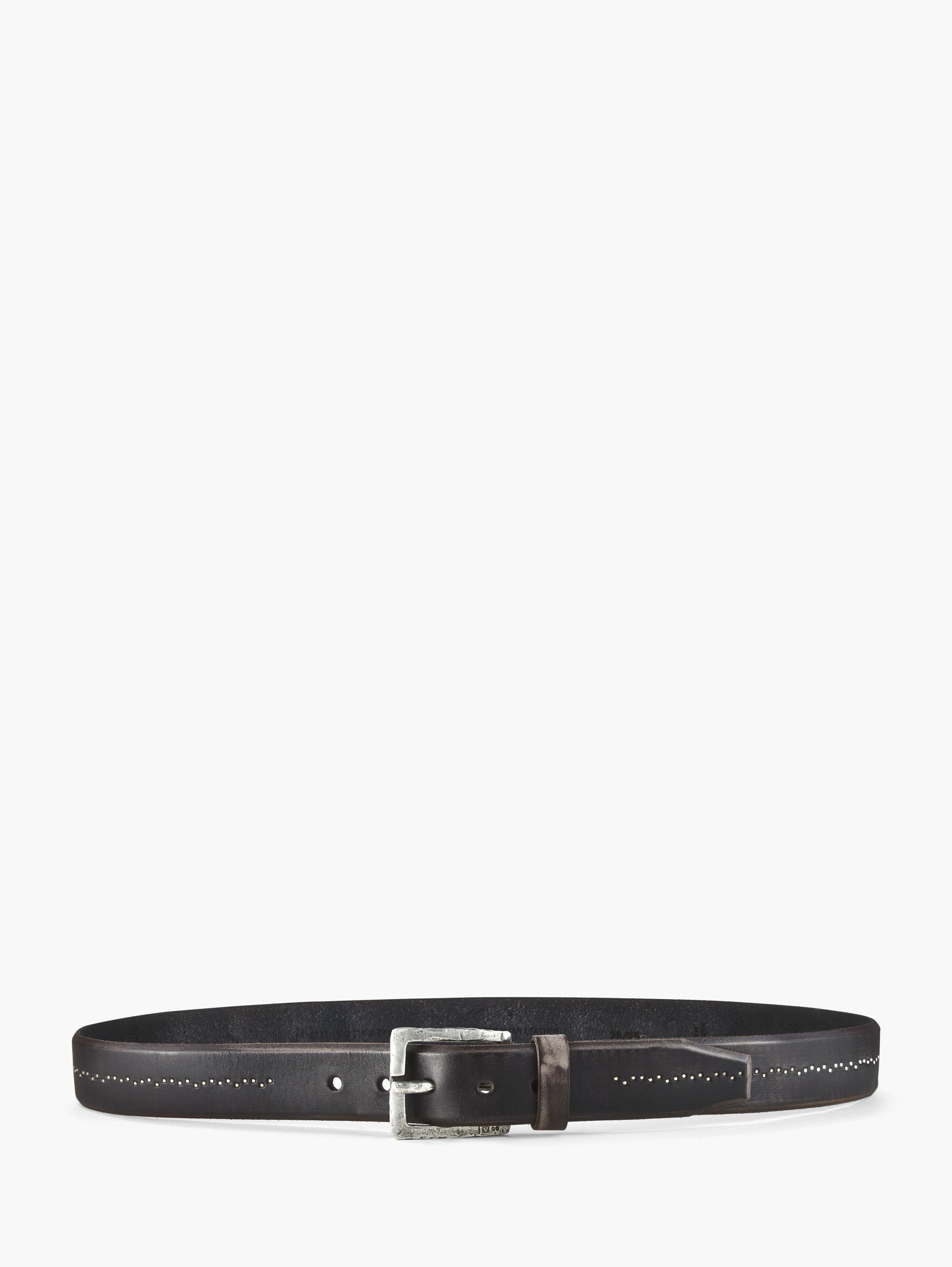 John Varvatos Studded Leather Belt