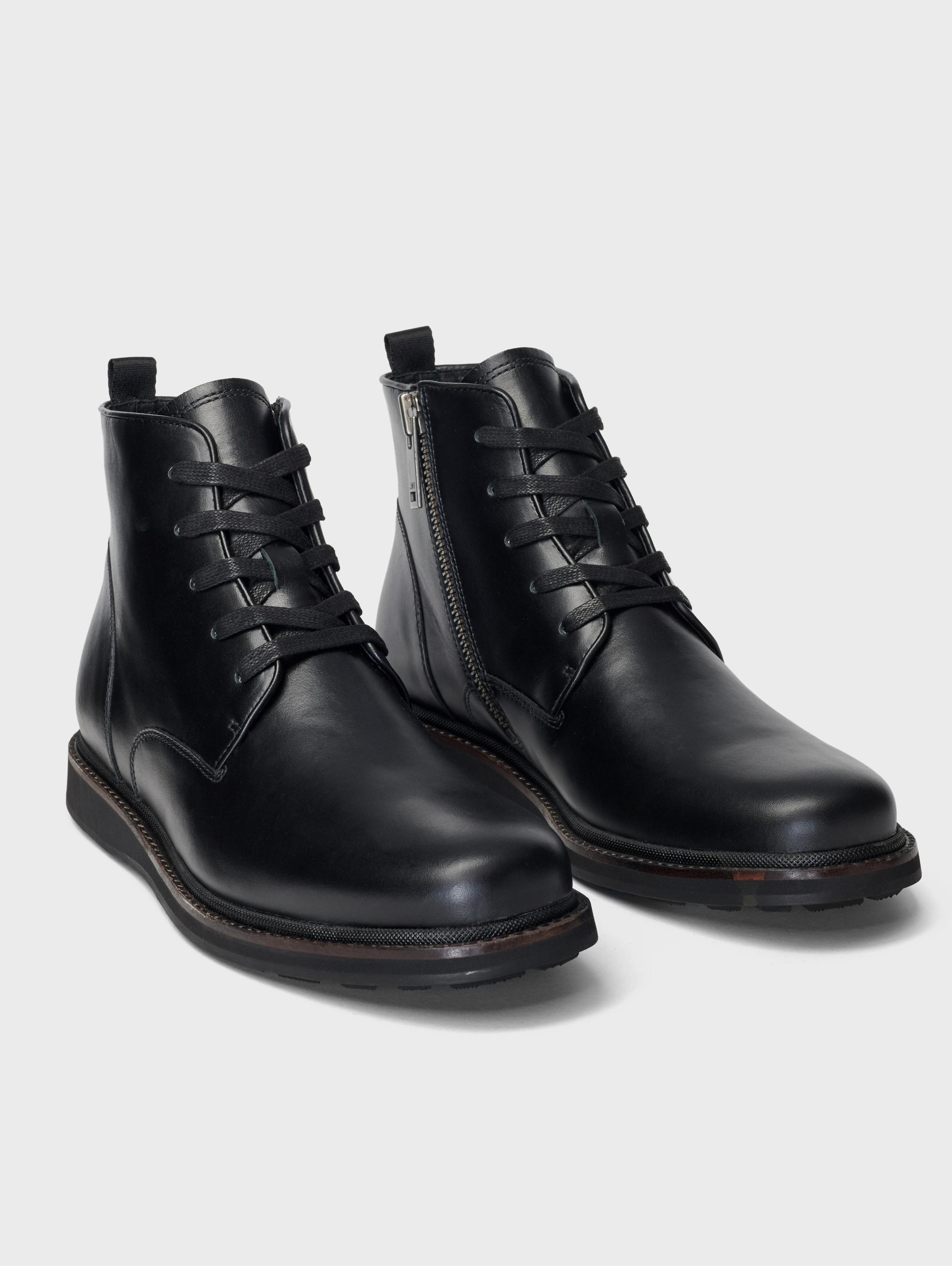 John Varvatos Brooklyn Lug Lace Boots Charcoal