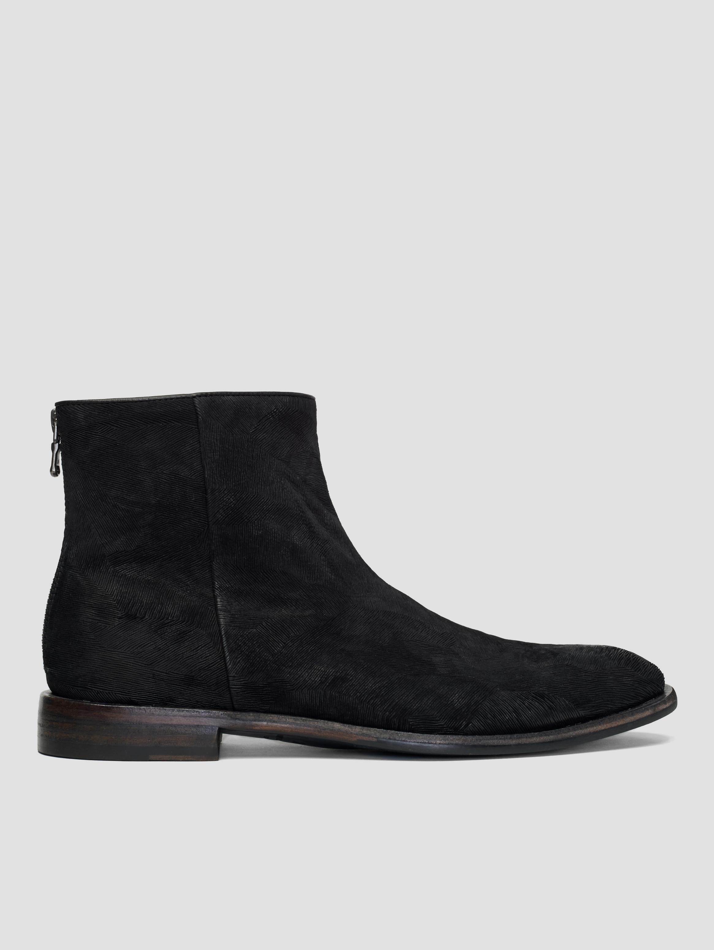 John Varvatos Nyc Back Zip Boots Black