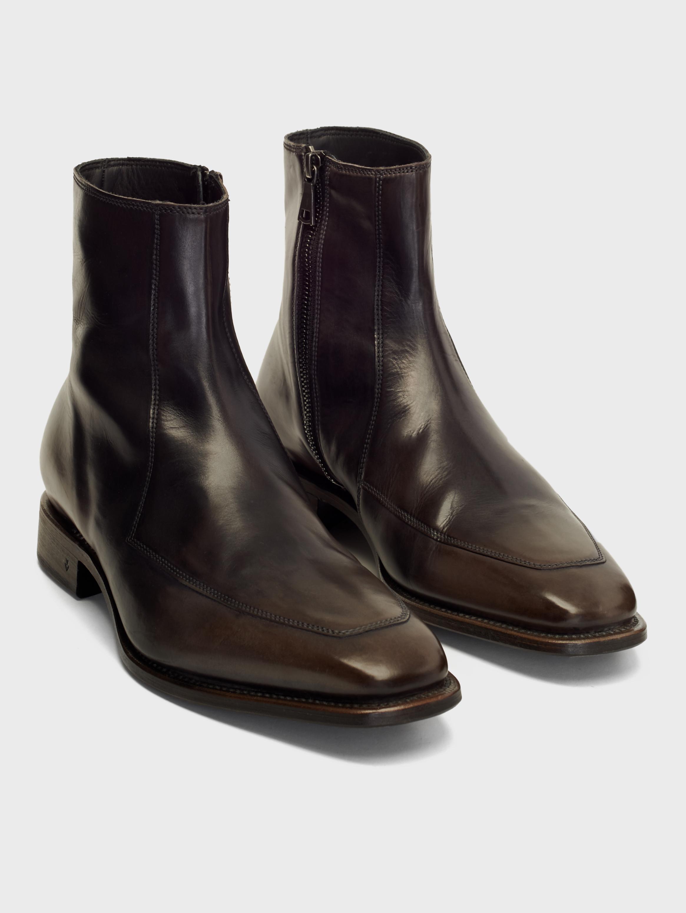 John Varvatos Amsterdam Apron Boots Lead
