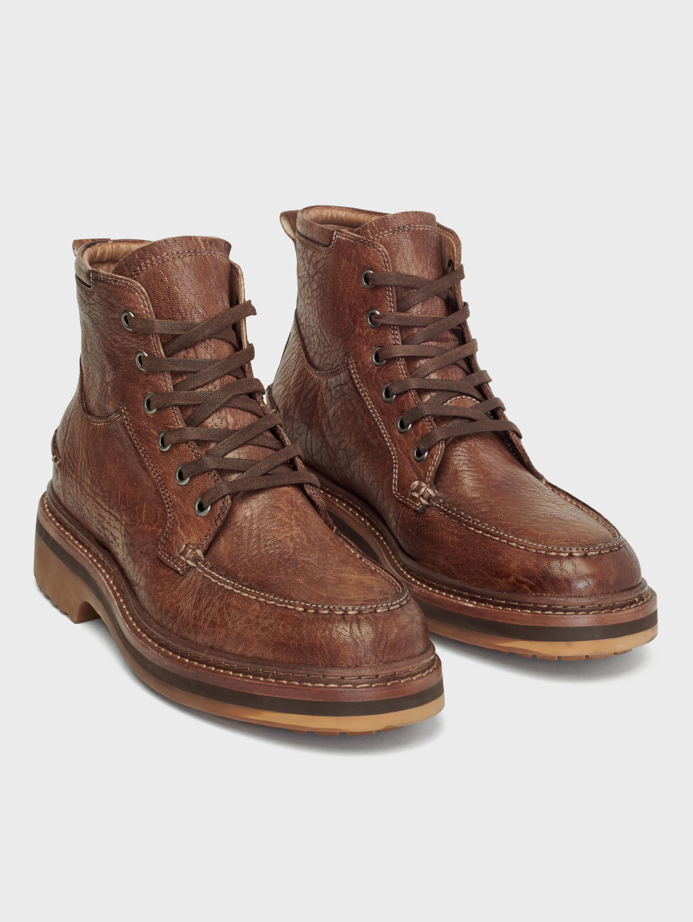 John Varvatos Cooper Apron Boots Mocha