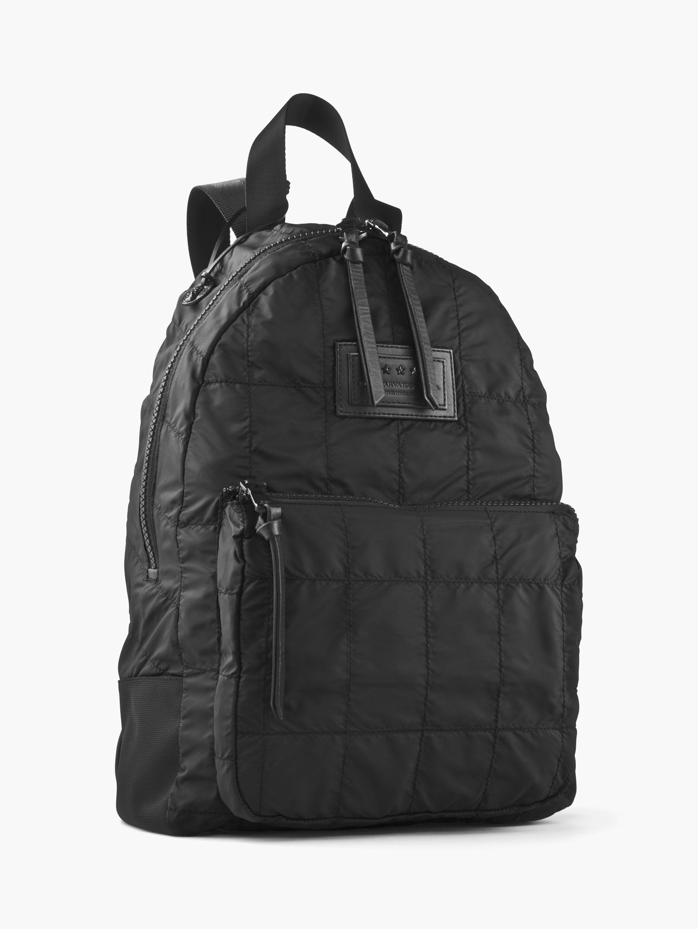 John Varvatos QUILTED NYLON BACKPACK