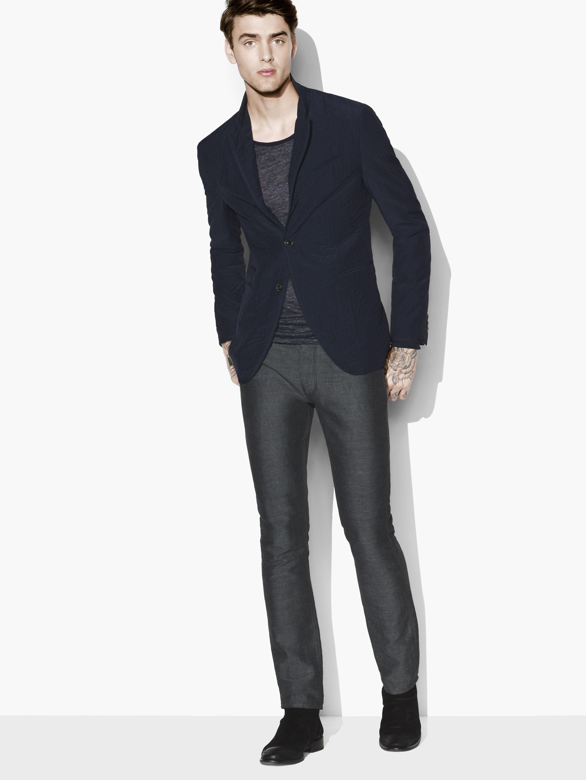 John Varvatos Modern Seersucker Jacket