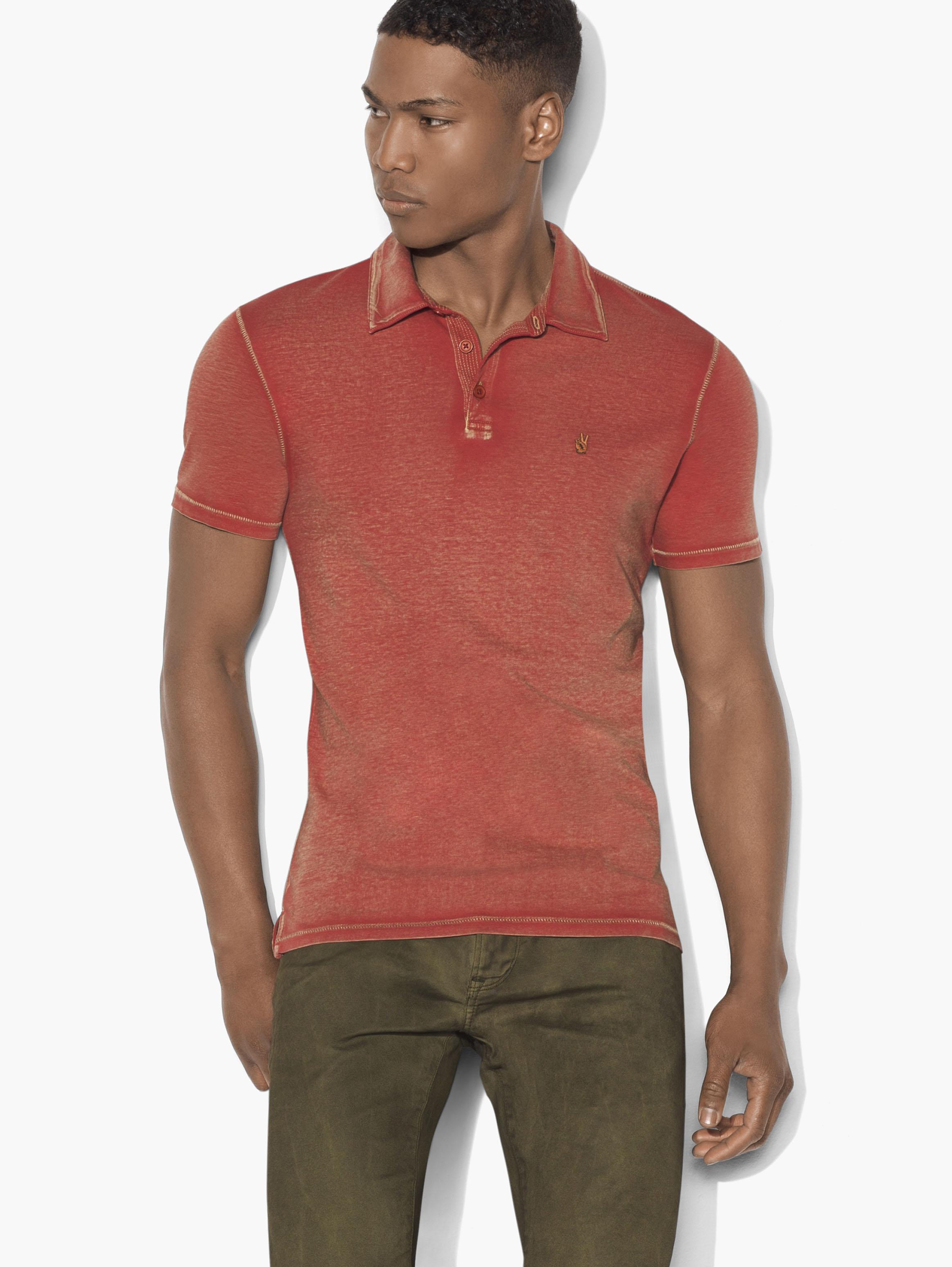 john varvatos men's polo shirts