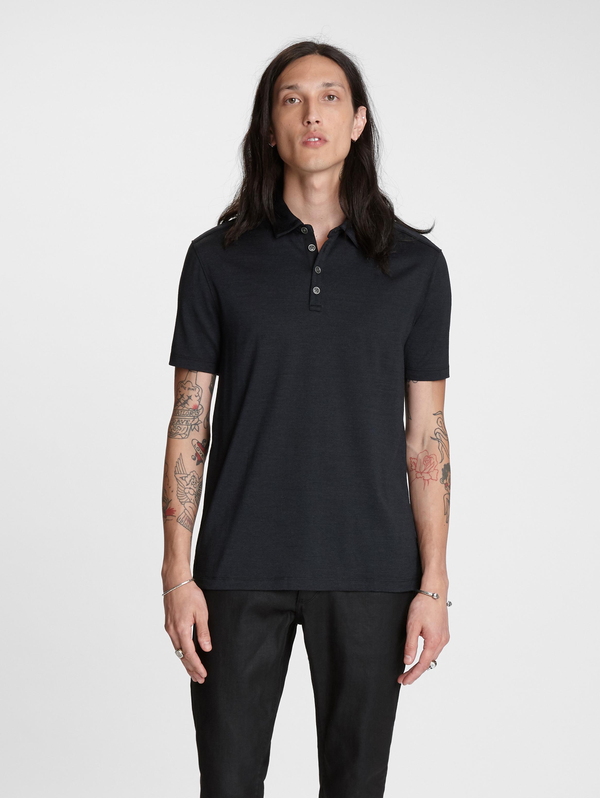 john varvatos men's polo shirts