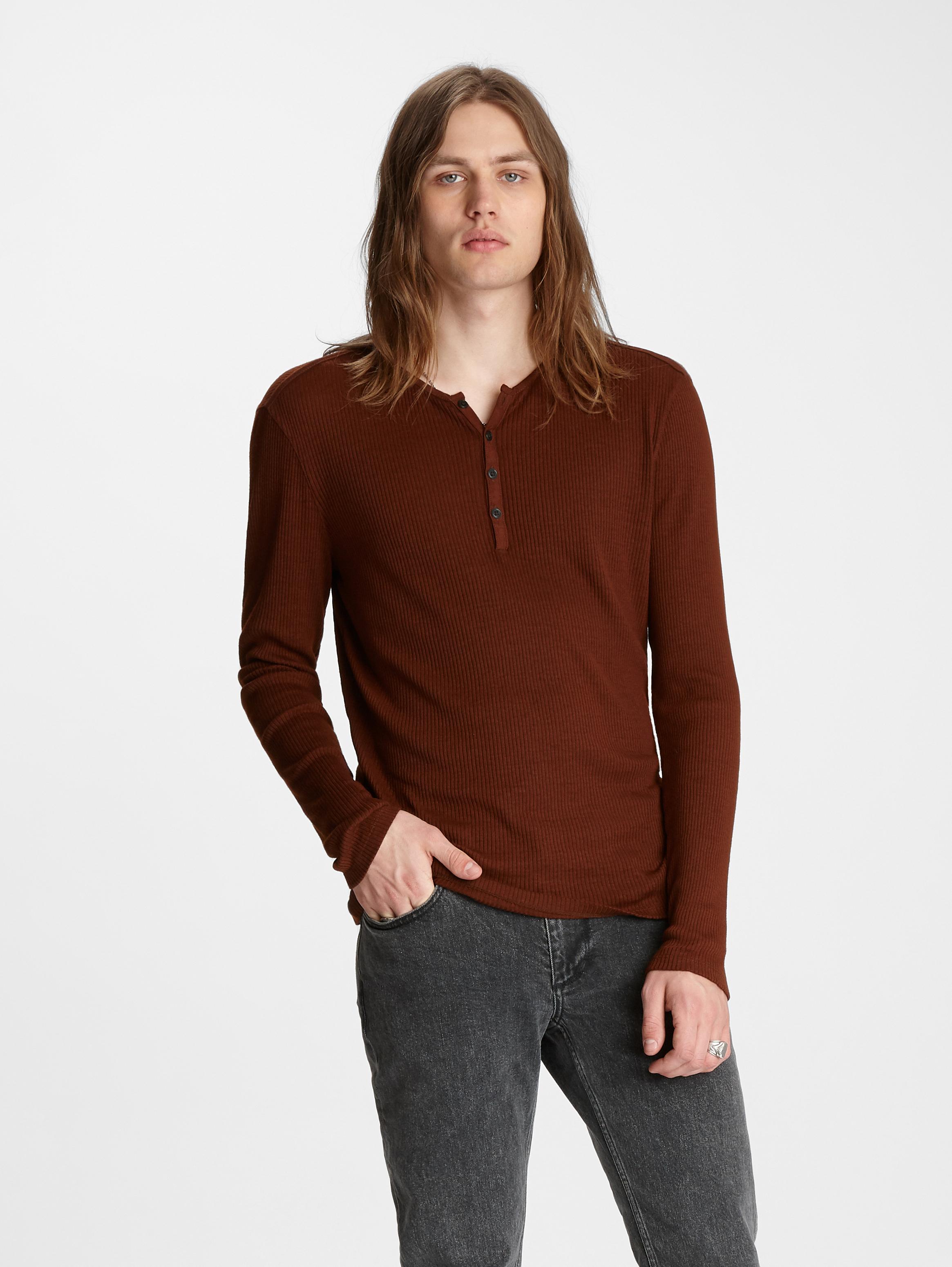 john varvatos long sleeve henley