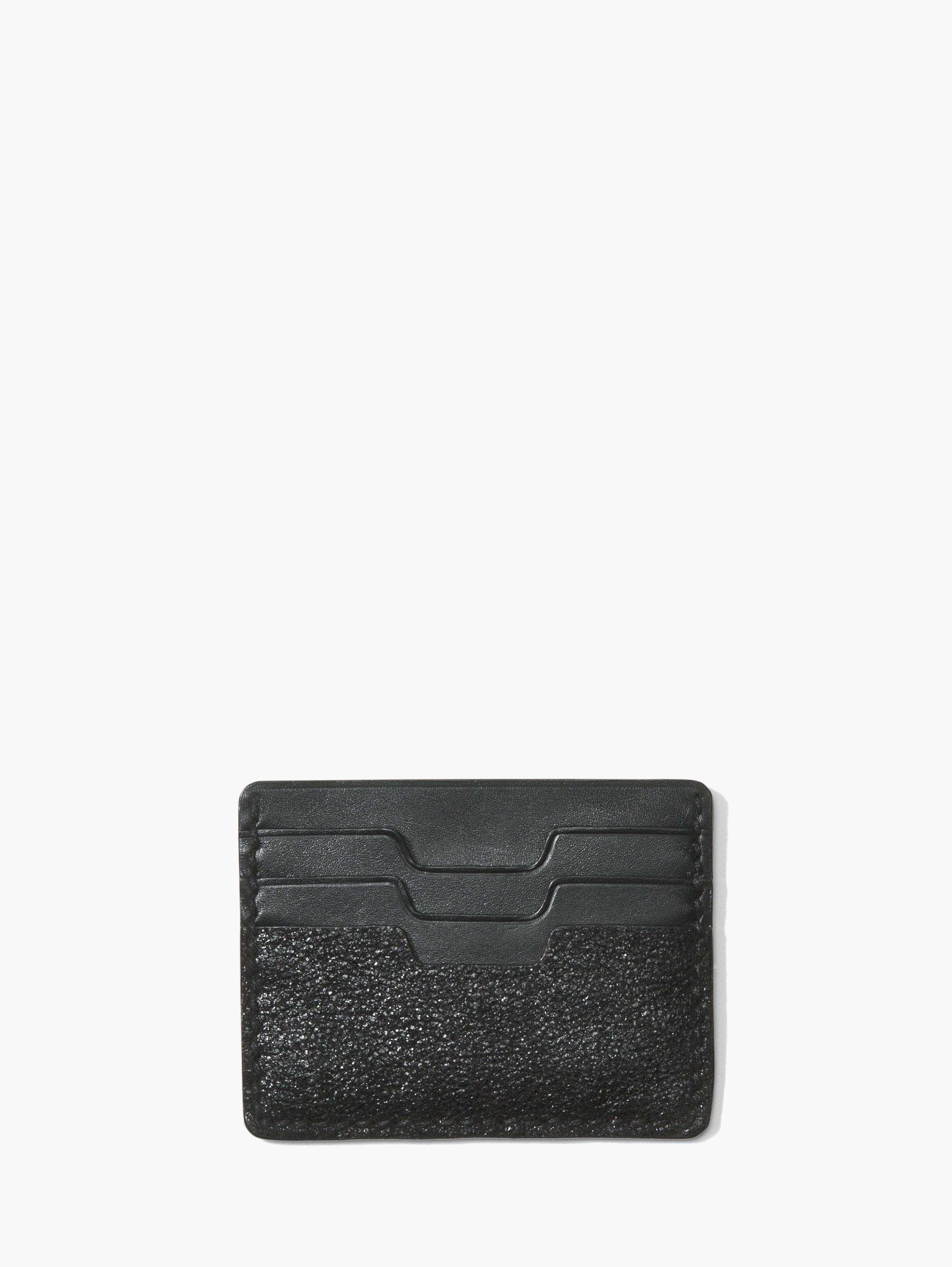 John Varvatos Metallic Leather Card Case