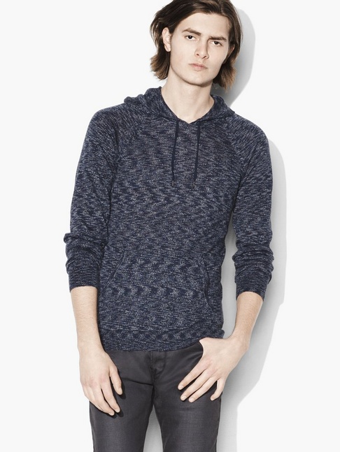 John Varvatos Abstract Pullover Hoodie